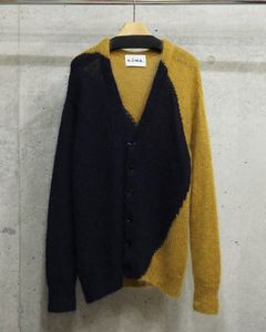 Hand-Knit Diamond Cardigan