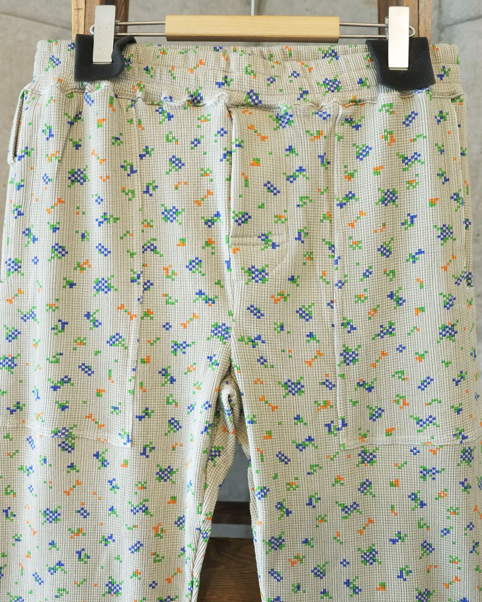 Flowe Waffle Pants / ワッフル パンツ / ベージュ / PD-262-BT-081
