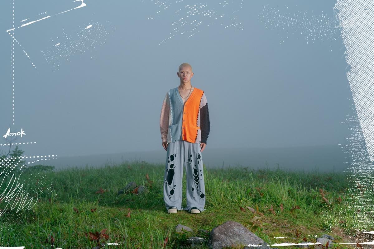 Damage Layered Sweat Pants