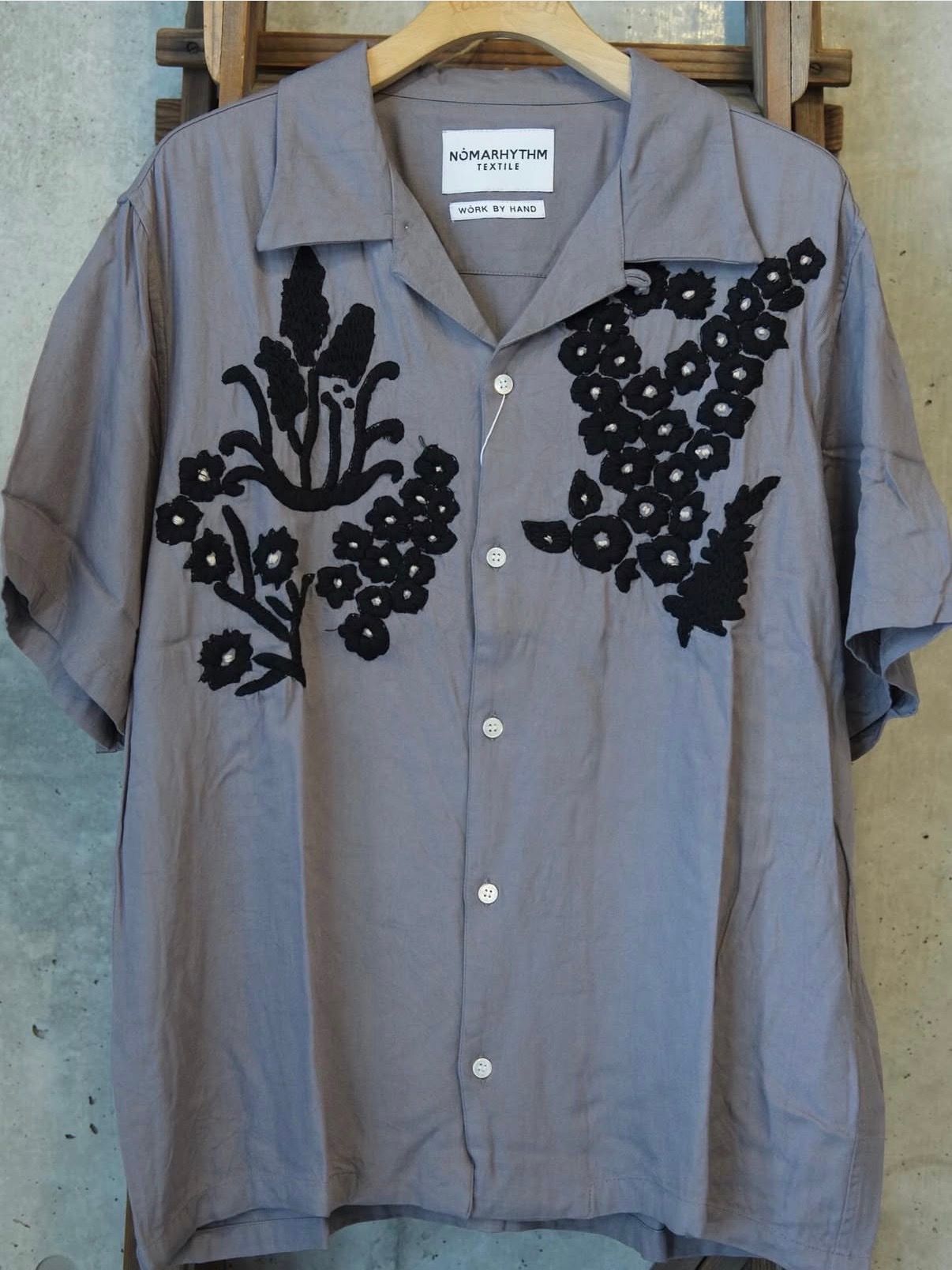 Flower Hand Embroidery Shirt