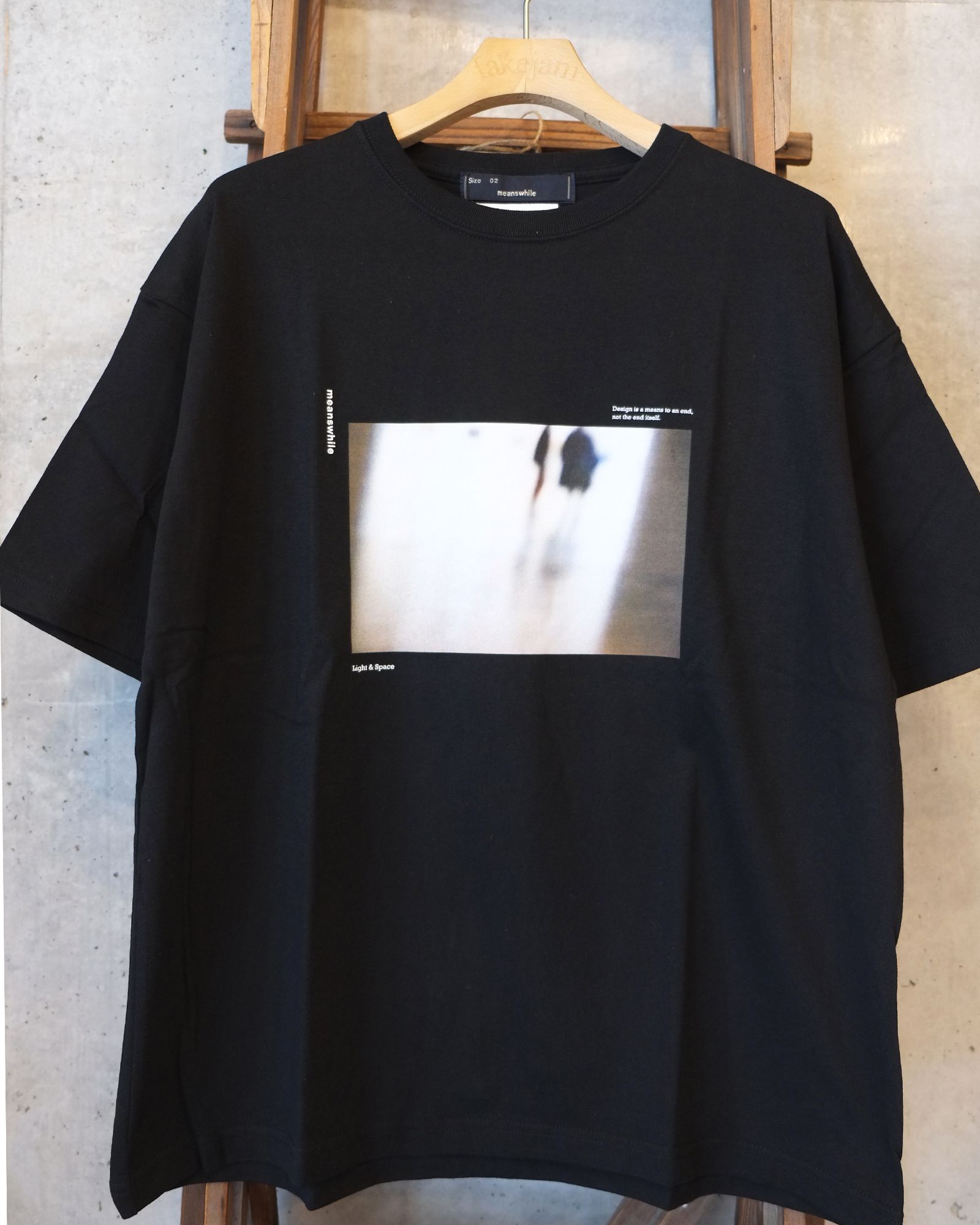 Abstract Photograph S/S Tee / Tシャツ / ブラック / MW-CT26101
