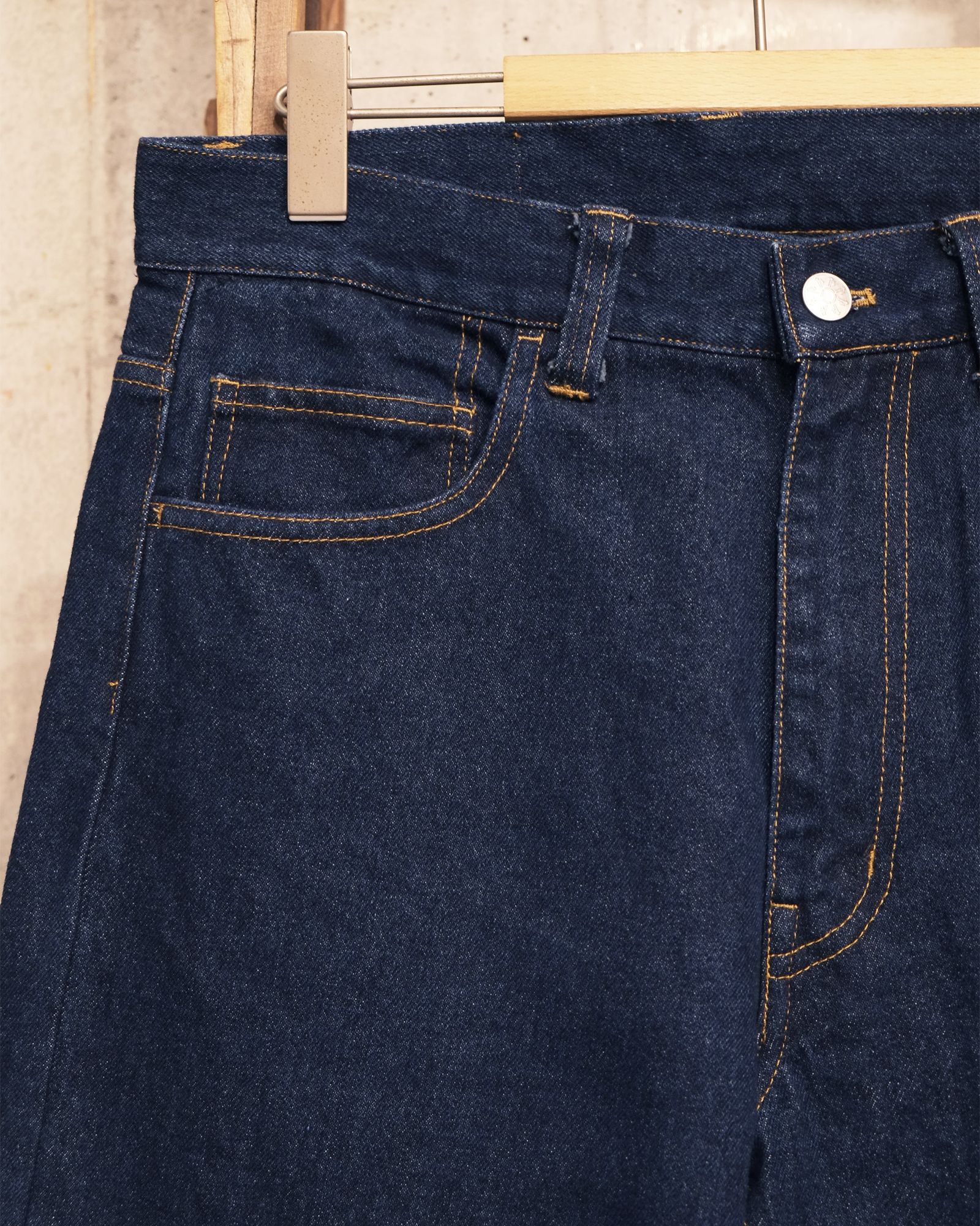 6 Pocket Jeans Straight / ストレート デニムパンツ / ネイビー / PD-262-BT-051