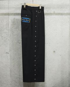 Ball Studs Wide Slacks Pants