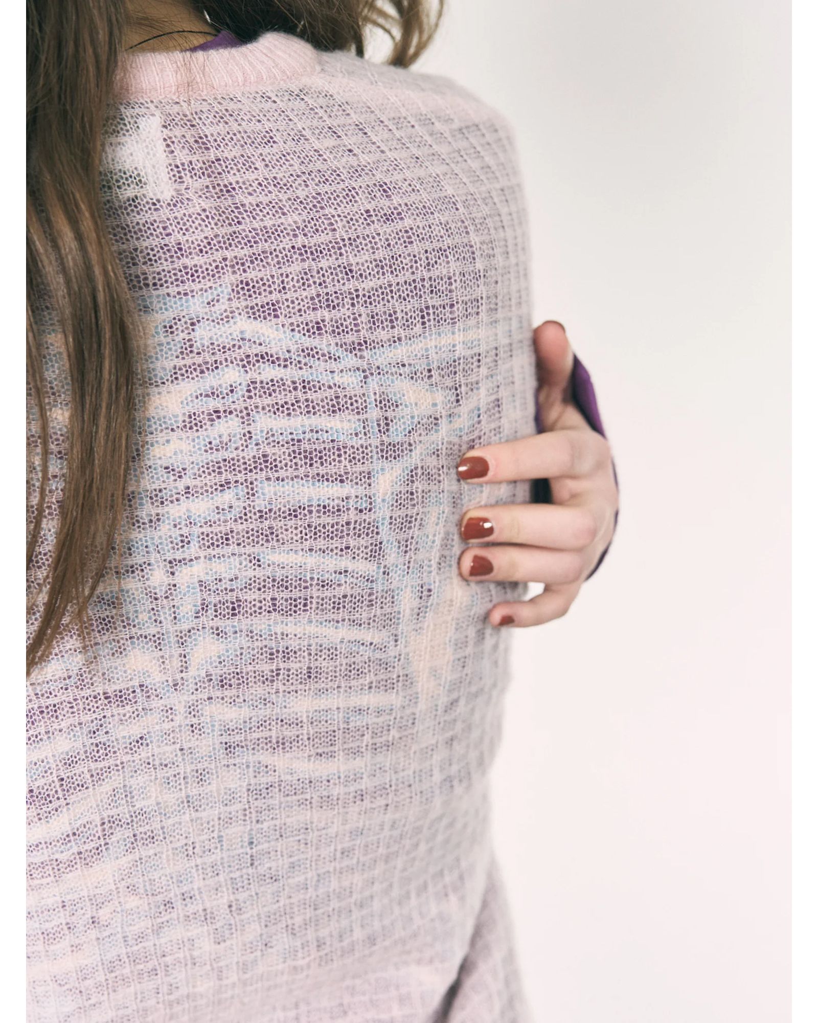 Aiy Merino Waffle Sweater / ニット / ピンク / PD-262-KN-071