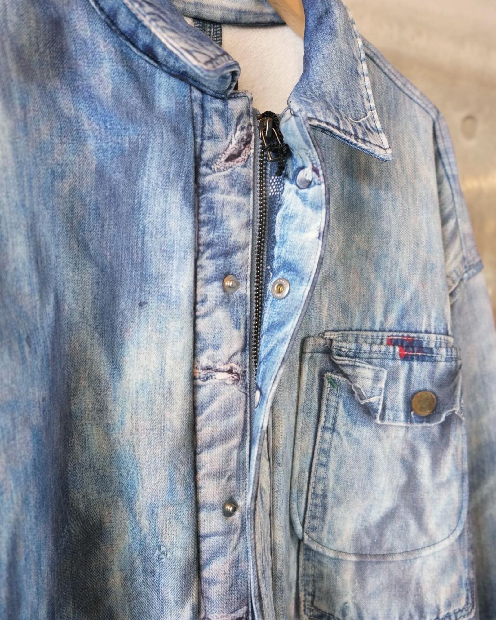 Denim Print Cover All