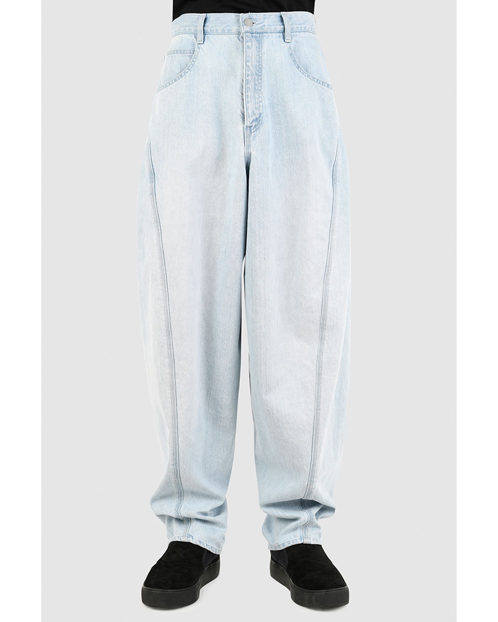 LAD MUSICIAN - 12oz Wide Denim Pants | fakejam