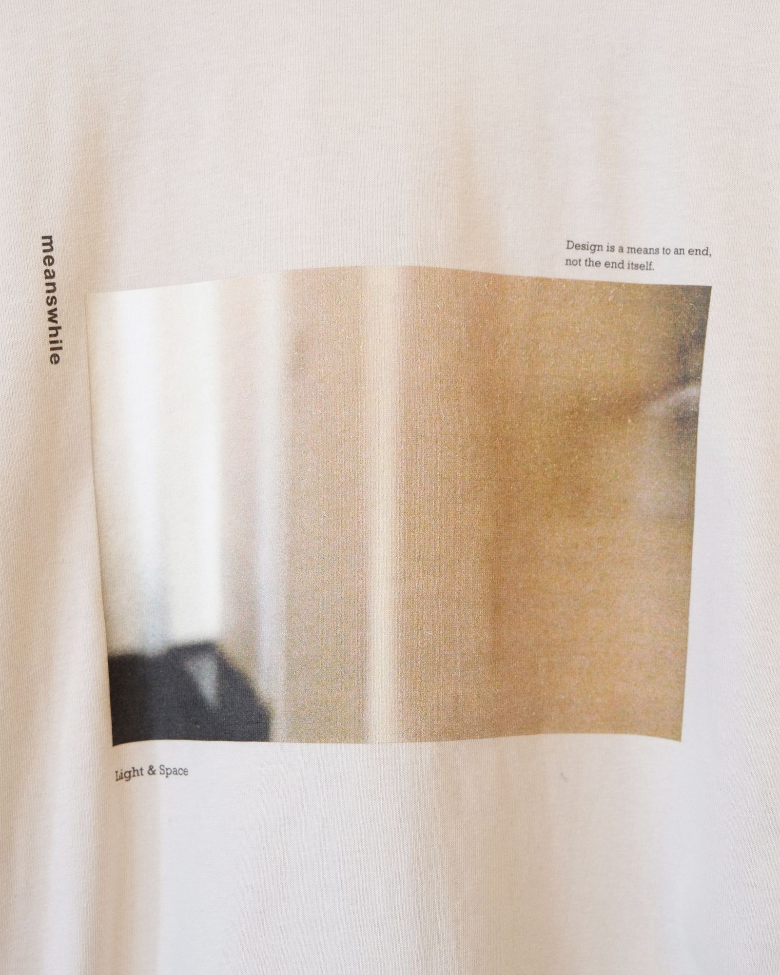 Abstract Photograph L/S Tee / ロングスリーブ Tシャツ / ホワイト / MW-CT25202
