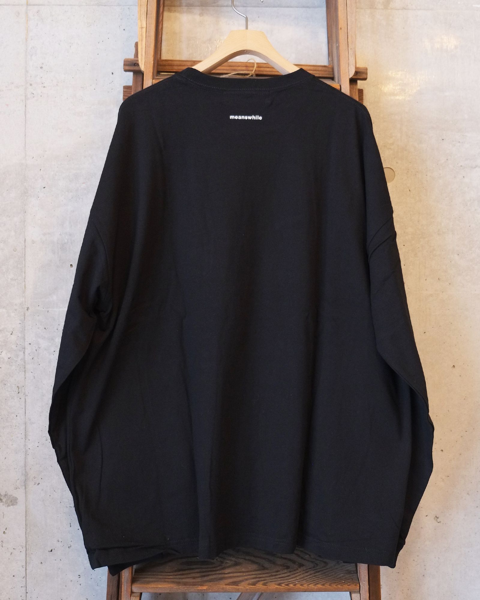 Abstract Photograph L/S Tee / ロングスリーブ Tシャツ / ブラック / MW-CT26102