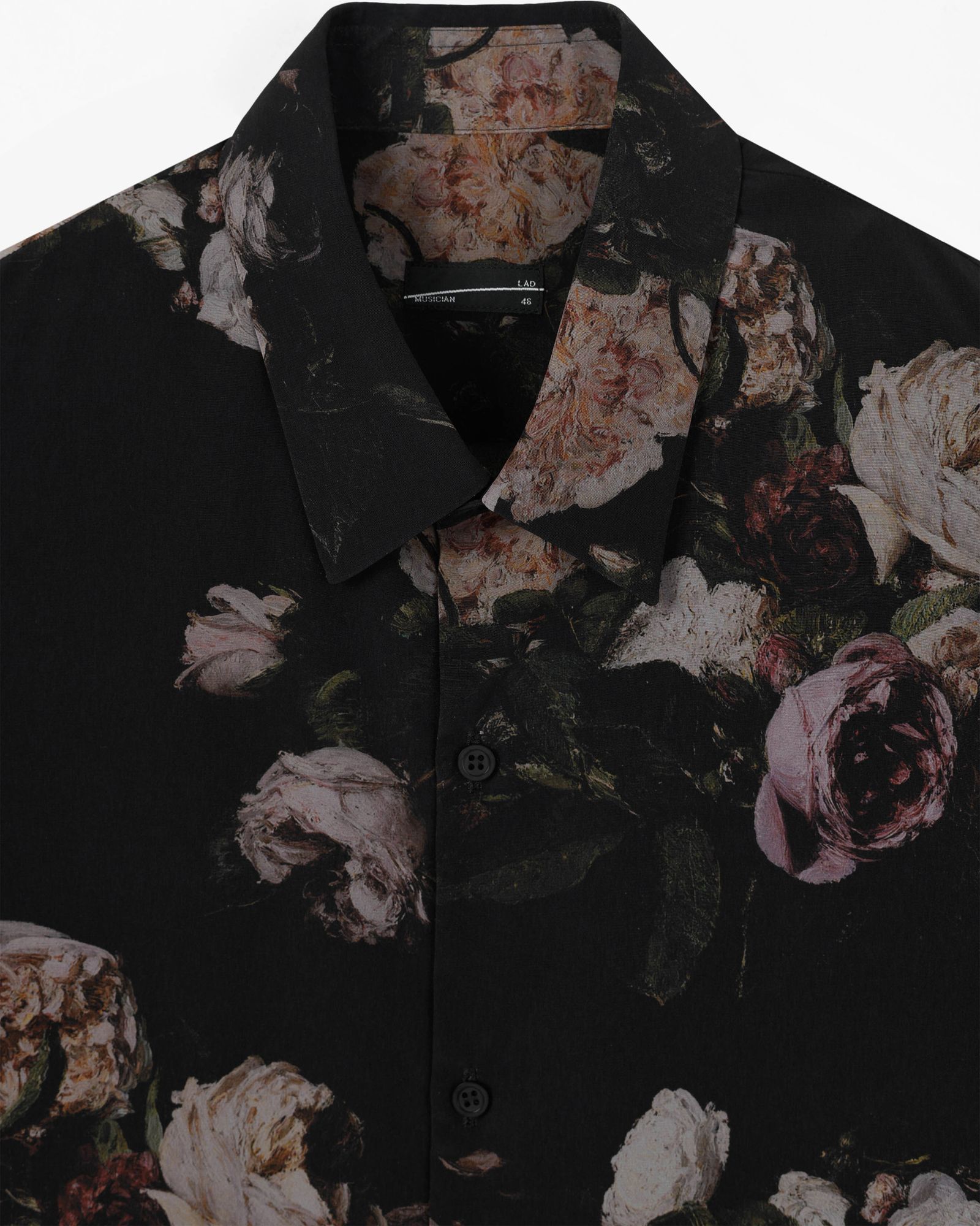 Dechine Paint Flower Big Shirt / 長袖シャツ / 総柄 / ビッグシルエット / メンズ