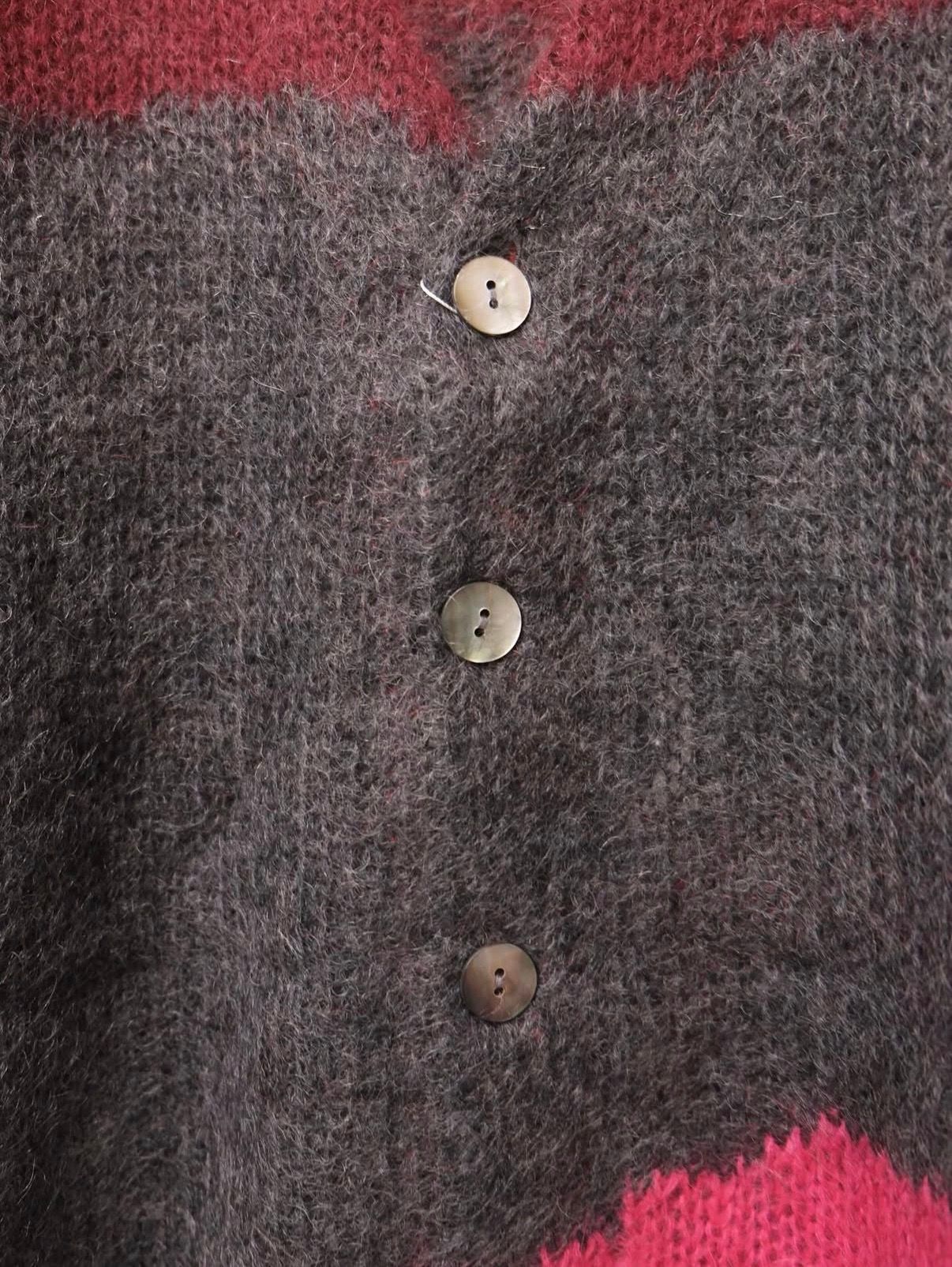 Multi Colour Mohair Cardigan