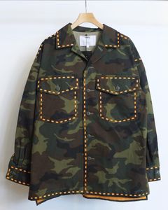 【定番デザイン】Laser Stitch Camoflage Jacket / 迷彩柄 / セットアップ / M-51 / メンズ