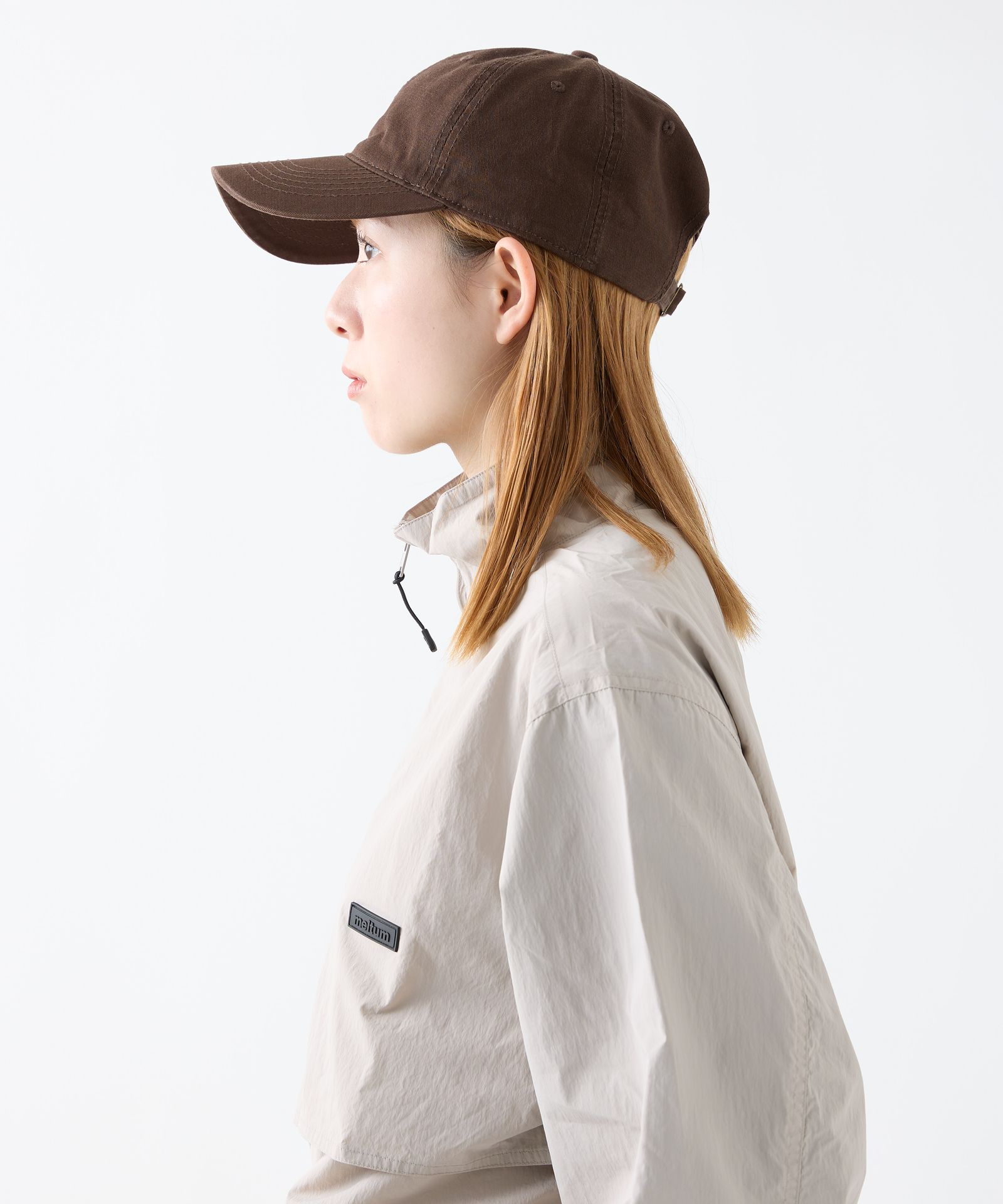 Basic Logo Cap / ベーシック ロゴ キャップ/ ブラウン / MTM-HT-0334-25-A