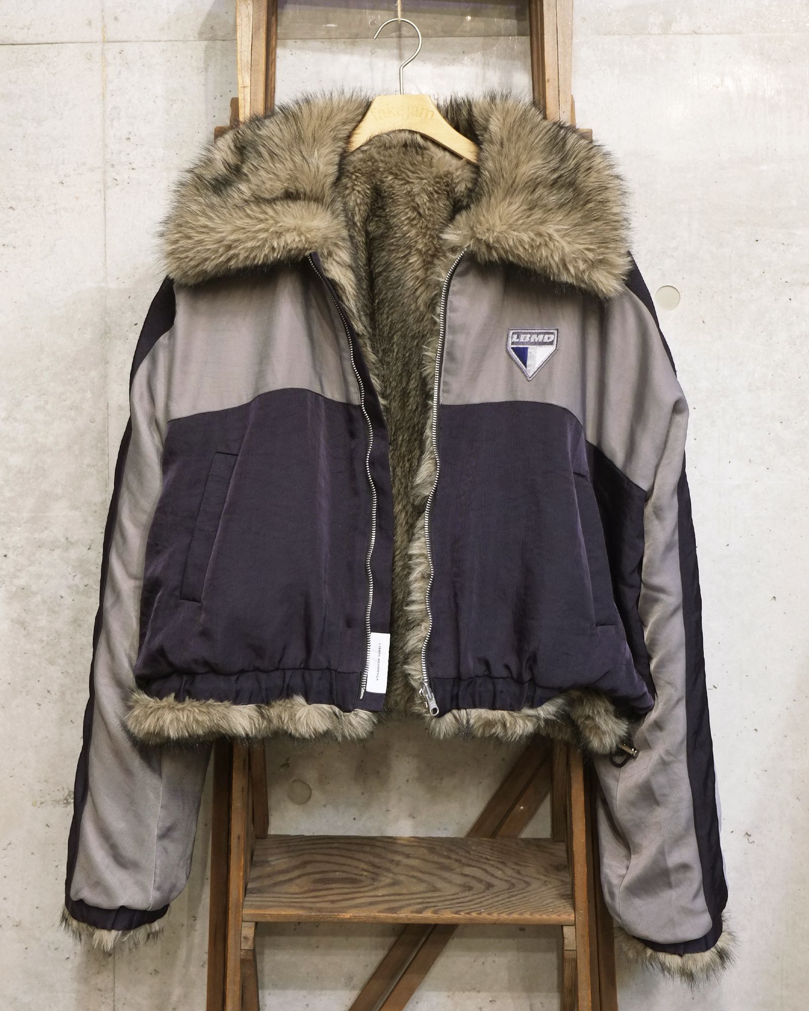 Reversible Fur Jacket / ファー ブルゾン / ベージュ / LM-26aw-2205