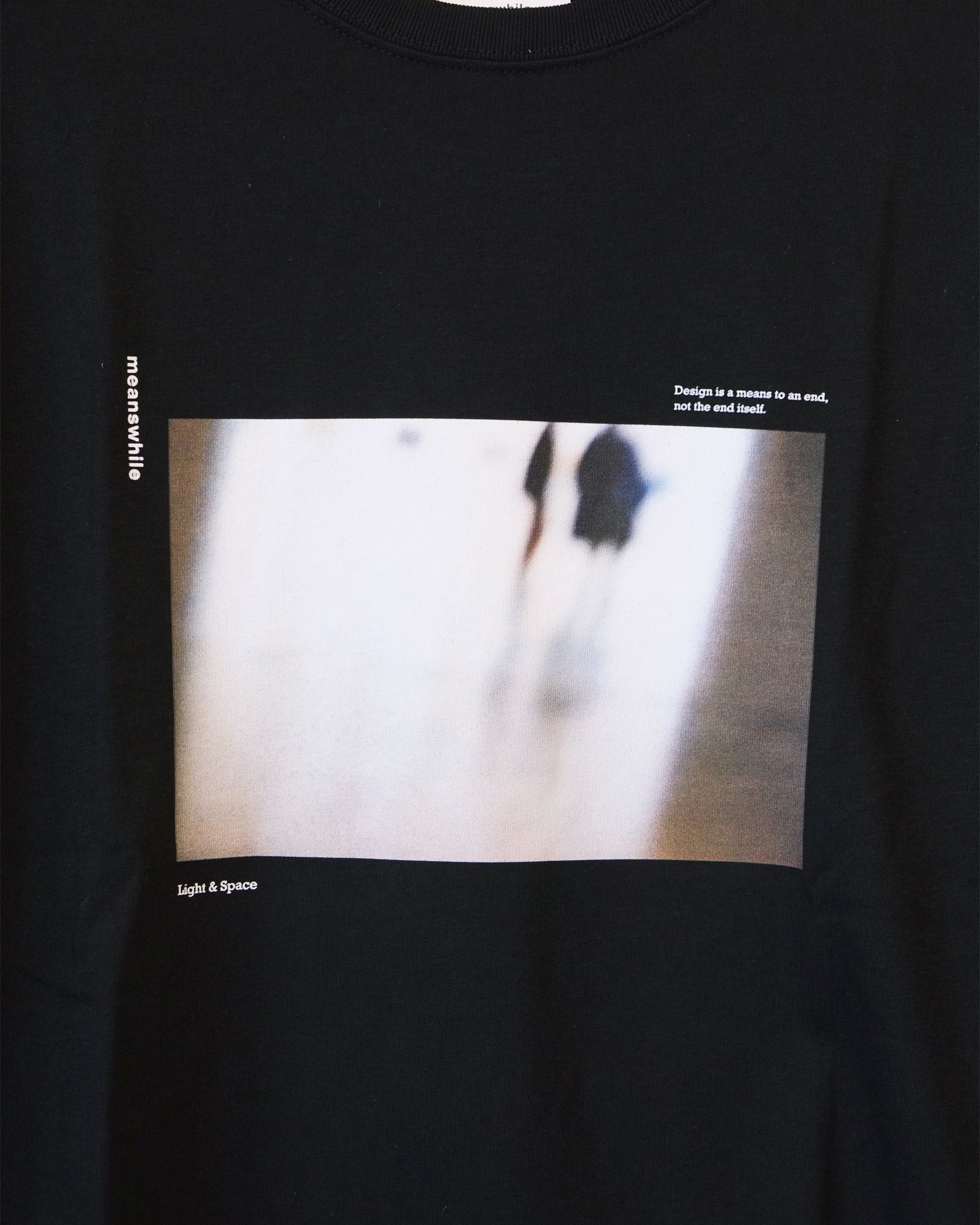 Abstract Photograph S/S Tee / Tシャツ / ブラック / MW-CT26101