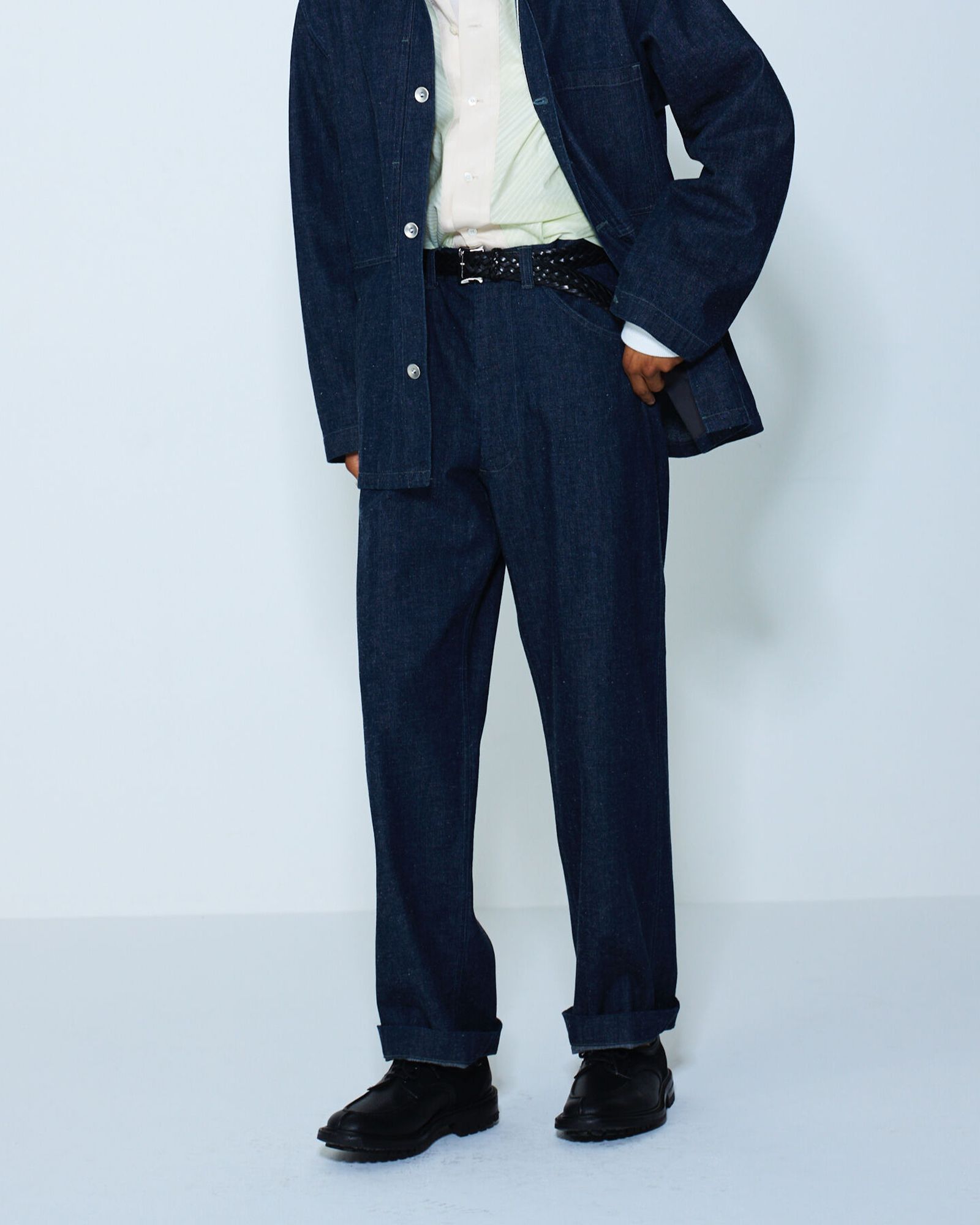 Denim Utility Trousers
