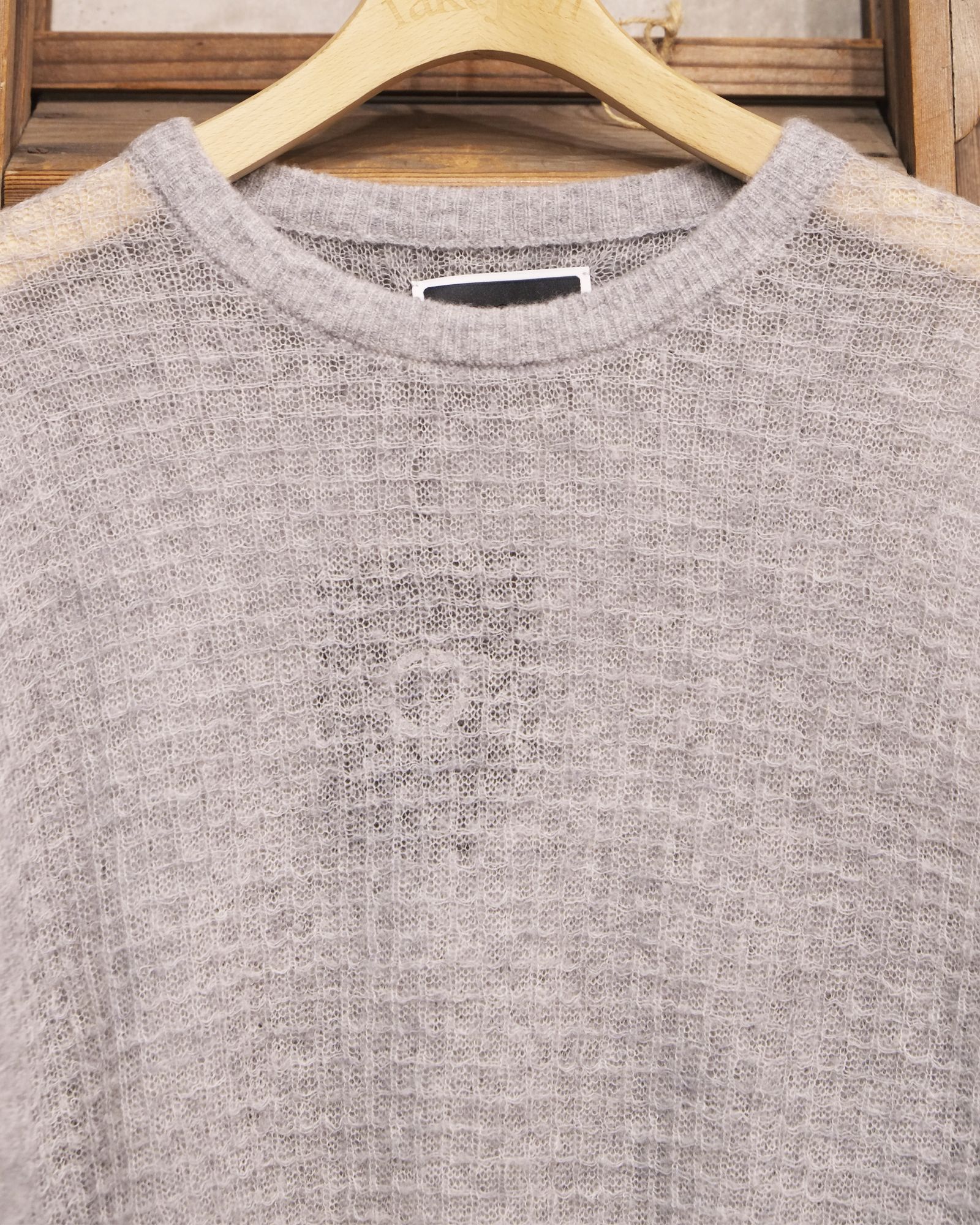 Aiy Merino Waffle Sweater / ニット / グレー / PD-262-KN-071