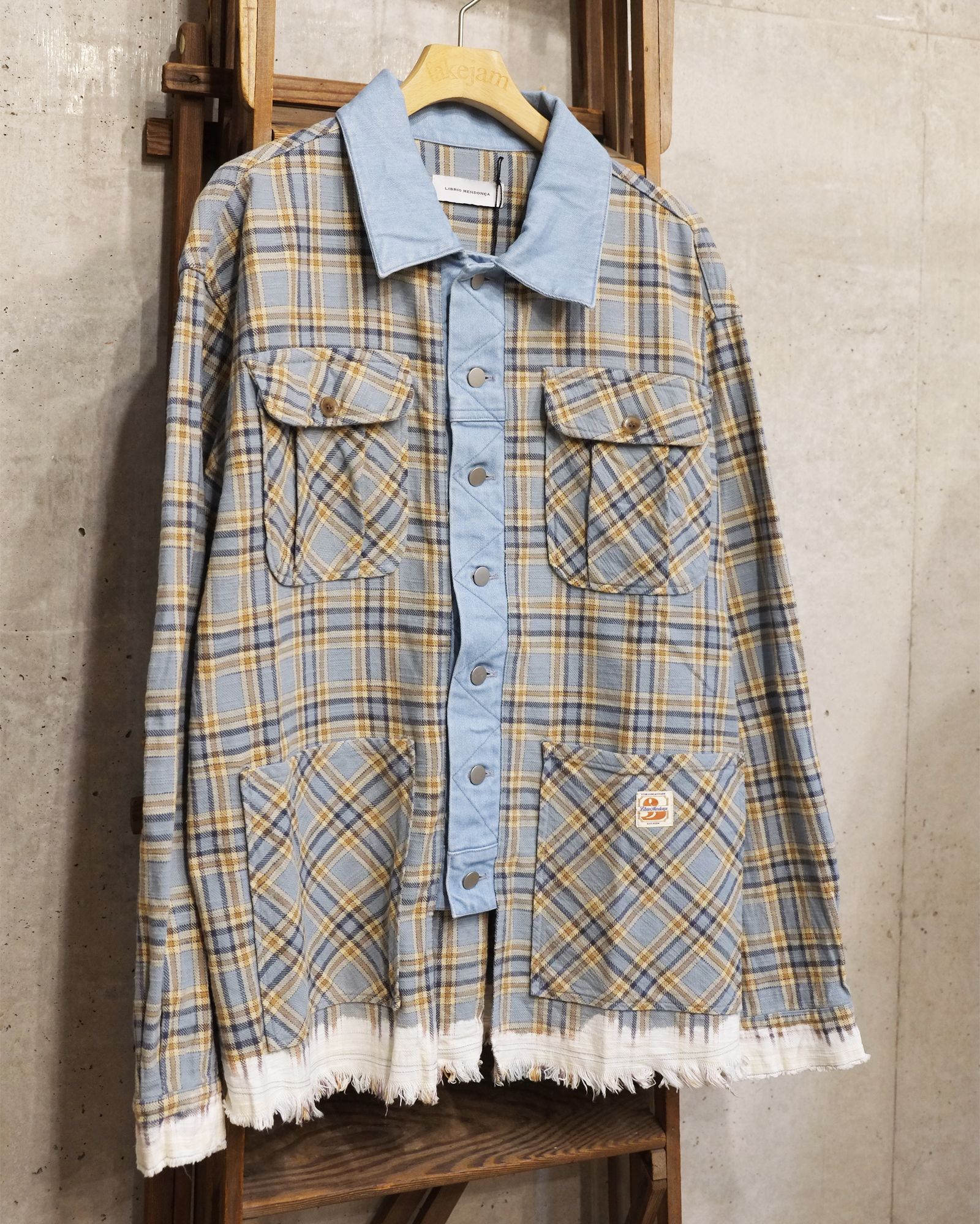 Docking Check Shirt / シャツ / ブルー チェック / LM-26aw-2218