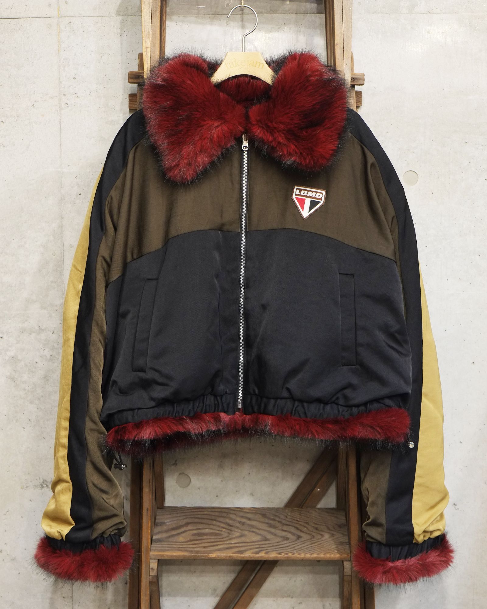 Reversible Fur Jacket / ファー ブルゾン / レッド / LM-26aw-2205