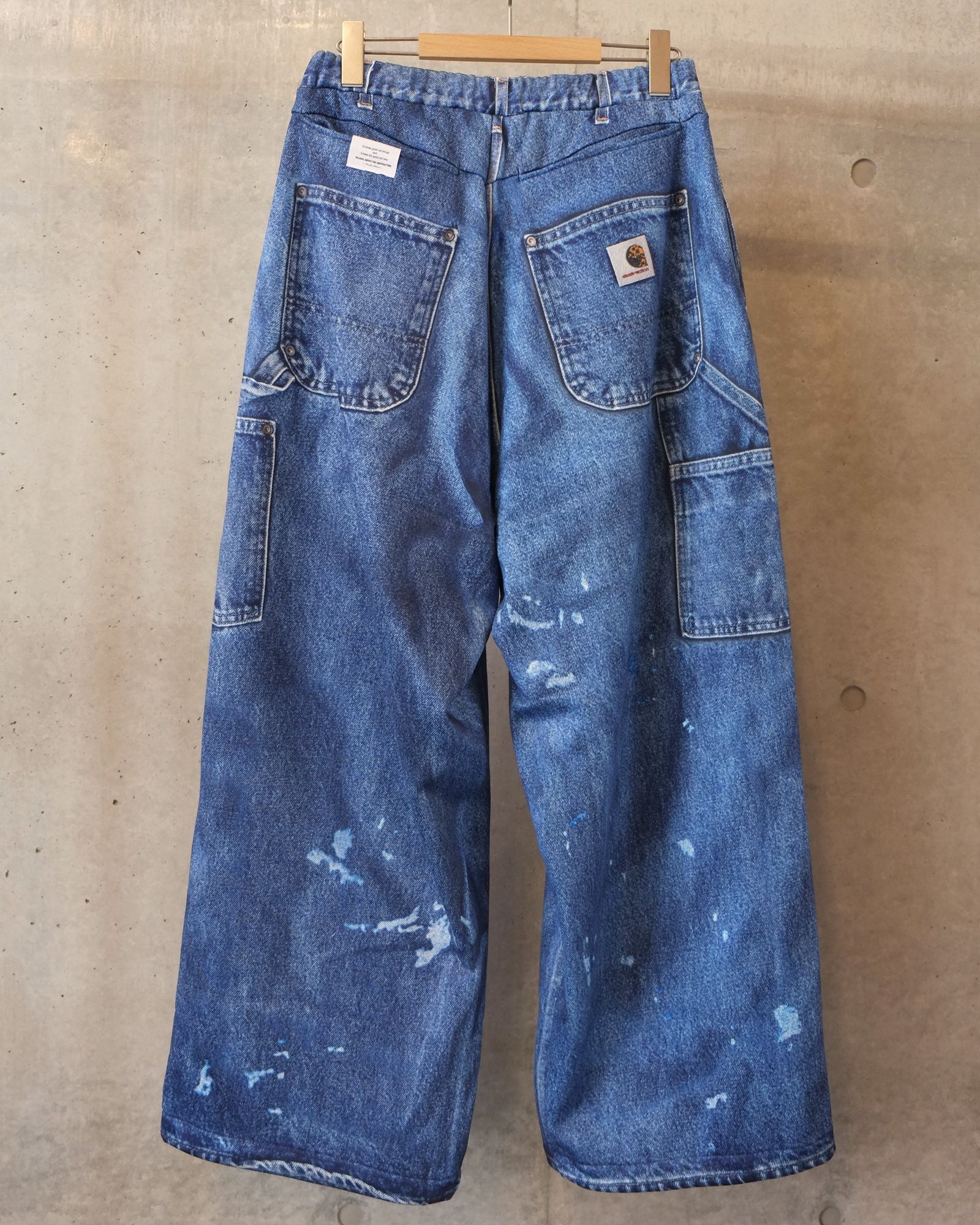 Print Duck Wide Pants