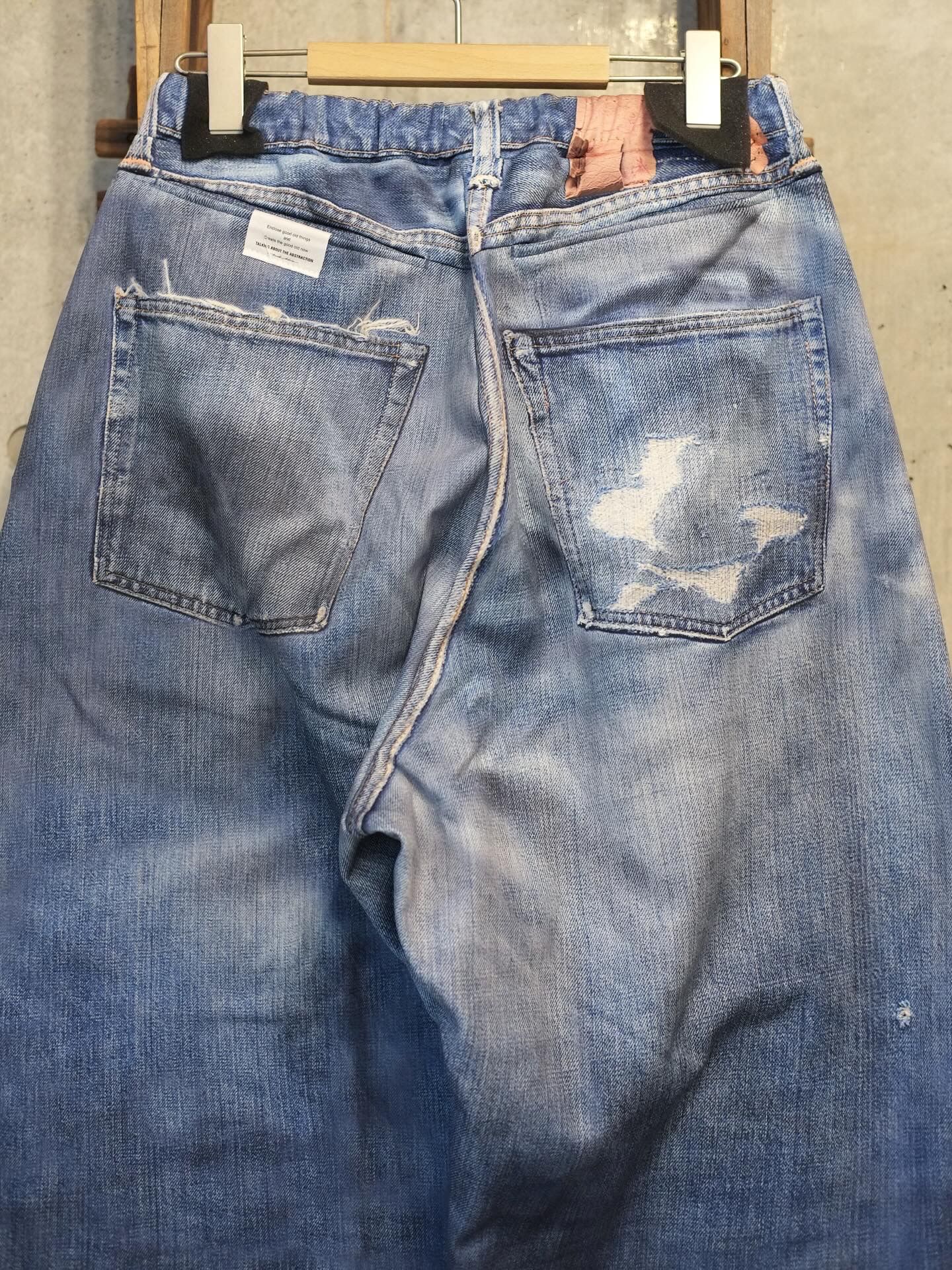 Denim Printfleece Lining Wide PT