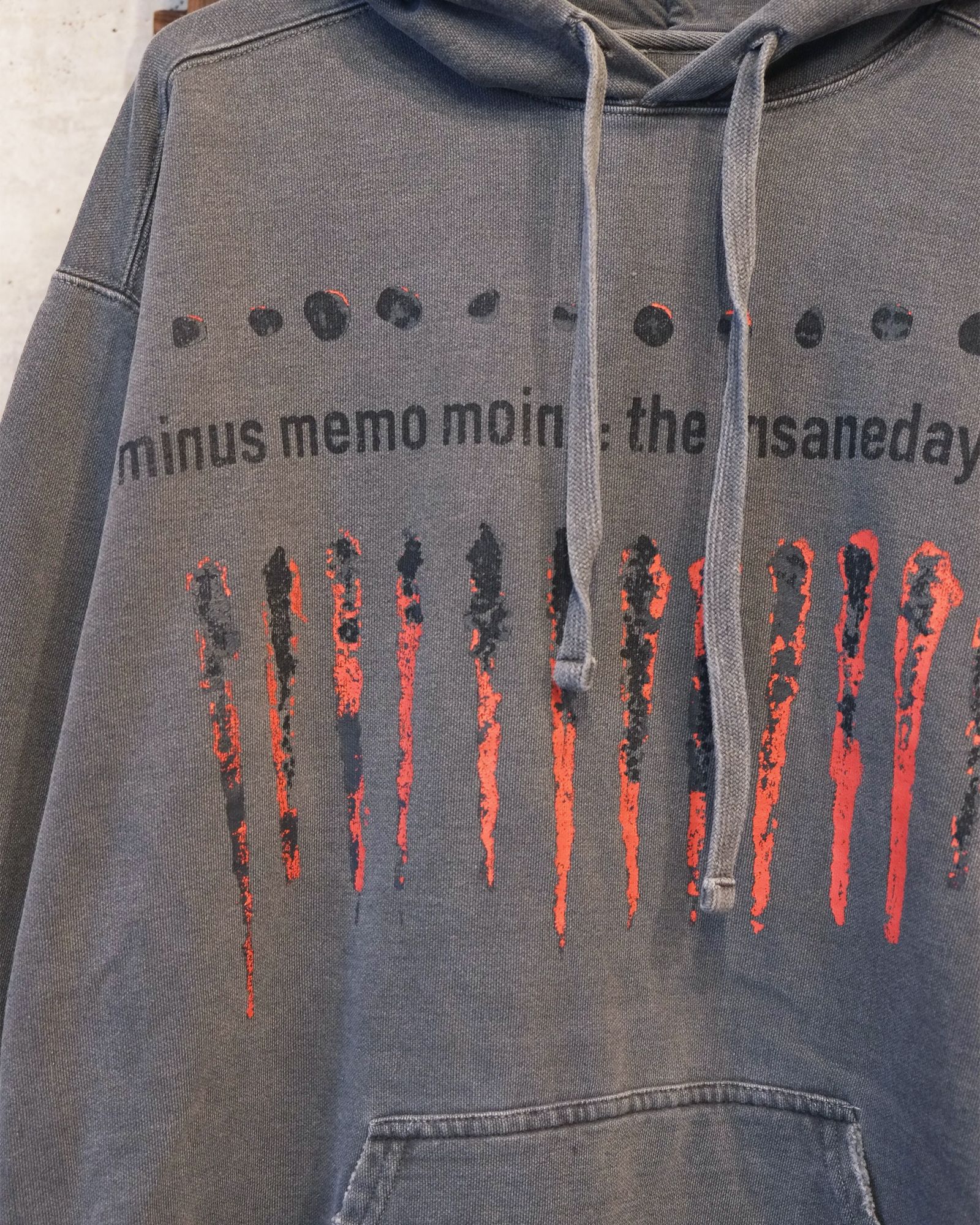 Bootleg Hoodie With Damaged(ERROR S) / パーカー / ブラック / M-P4-BG10