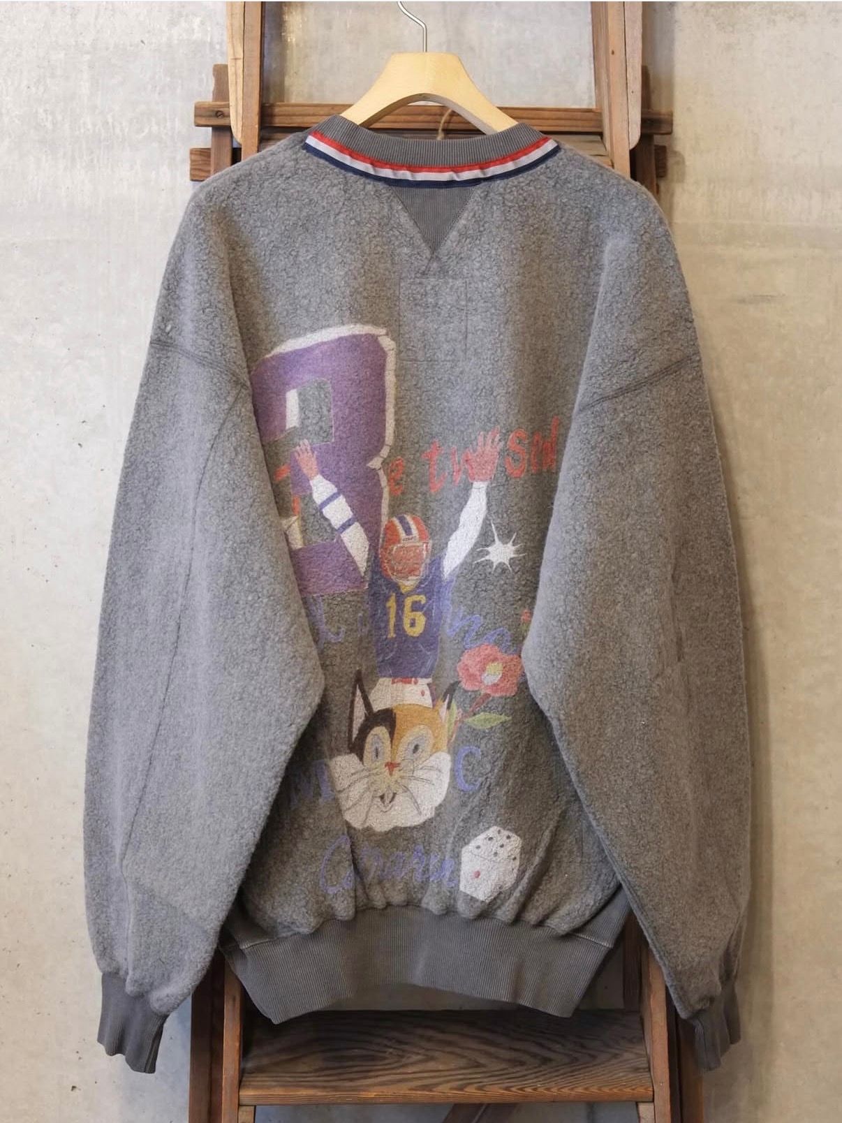 Graffiti Wool Sweat Shirt Ver,Ridawo