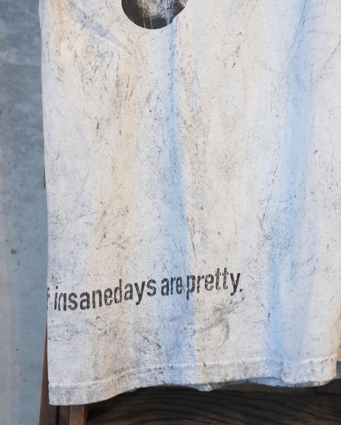 Bootleg Tee(CHAOS001)Splash Dyed Shadow