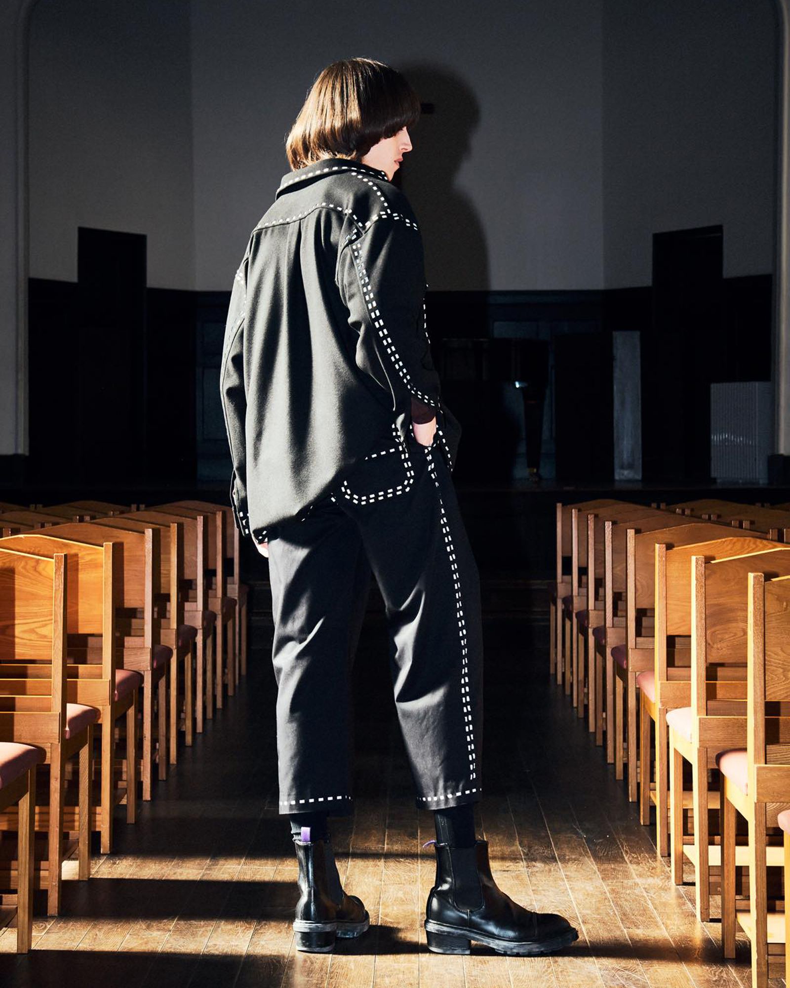 Laser Stitch Pants