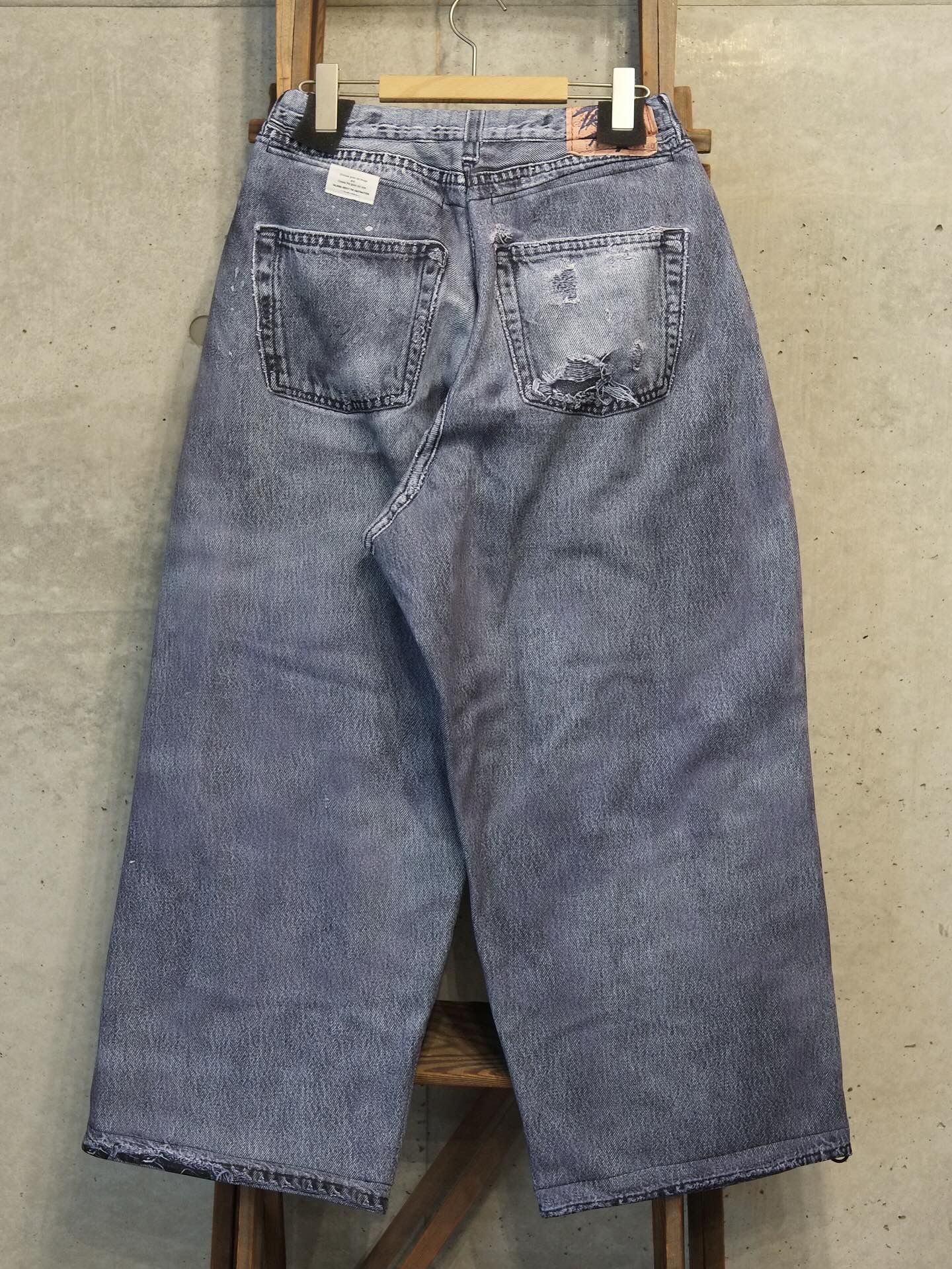 Denim Printfleece Lining Wide PT