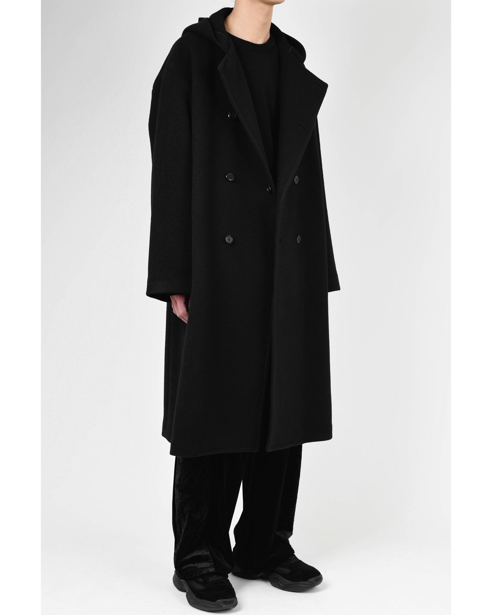 MAISNO MIHARA YASUHIRO WOOL LONG COAT 42素材ウール