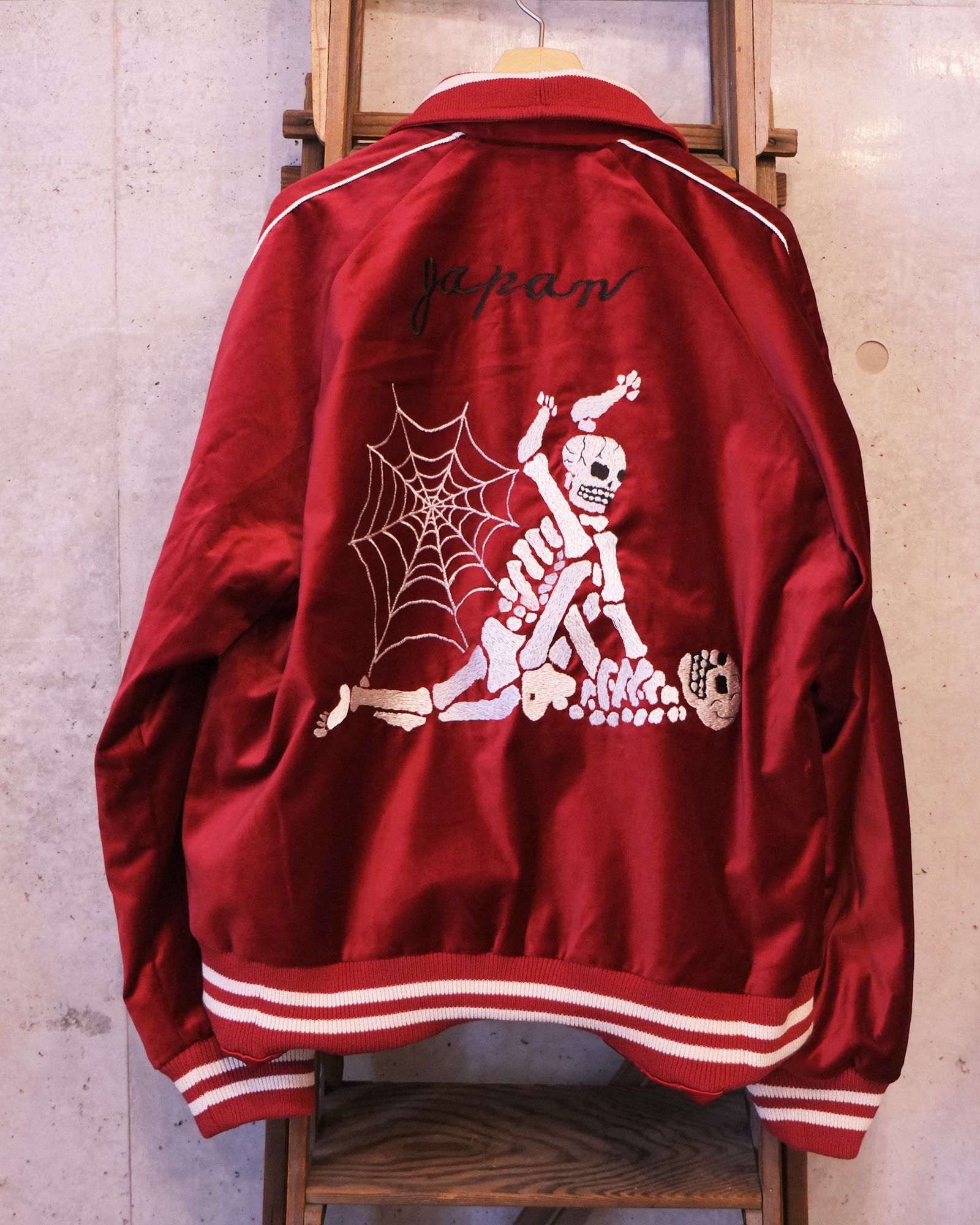 MINUS x A PUZZLING HOME Souvenir Racing Jacket(TWO FACE) / スカジャン レーシングジャケット / ワイン / M-P4-XA1