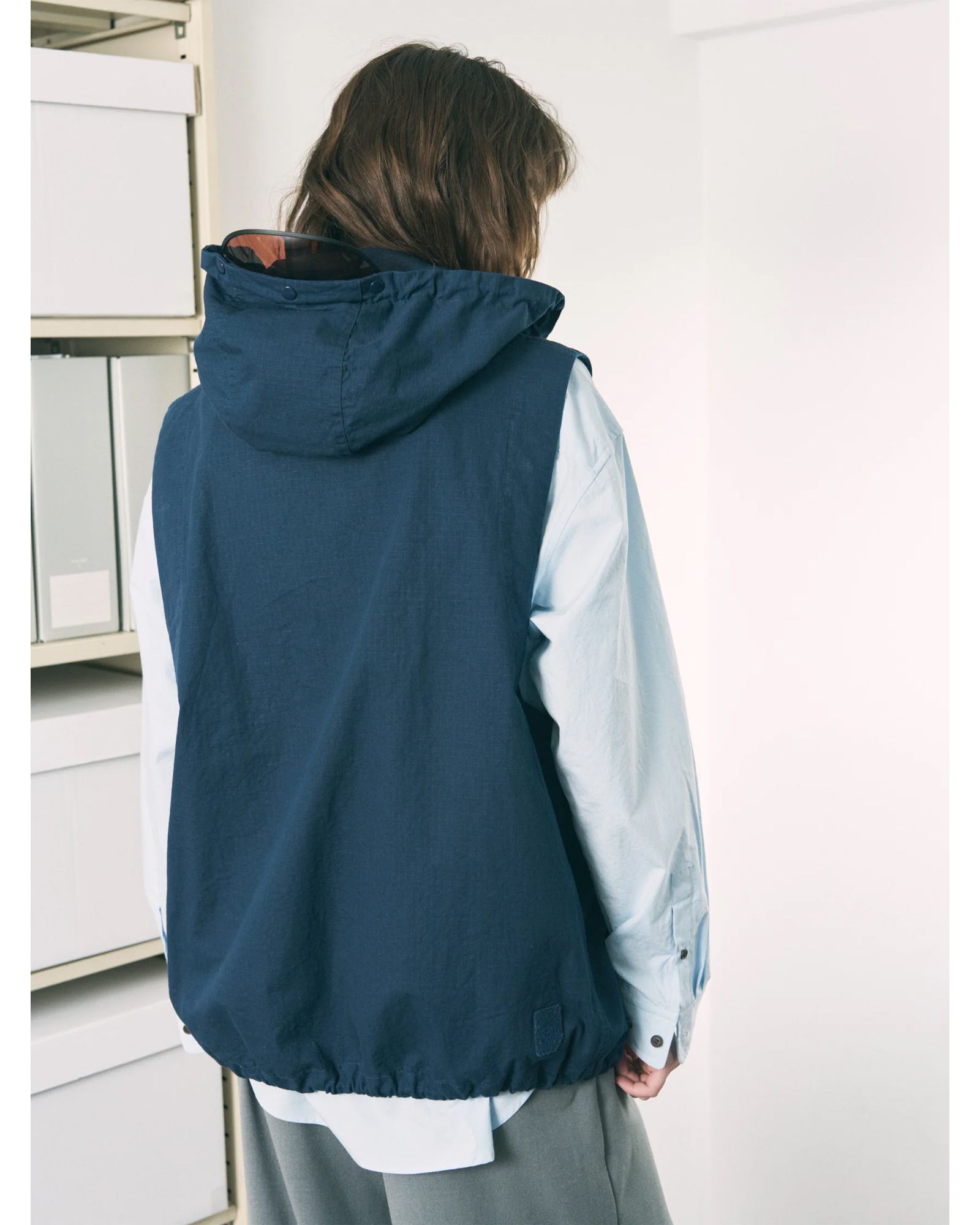 Visor Double Zip Jacket / ワークジャケット / ネイビー / PD-262-JK-091