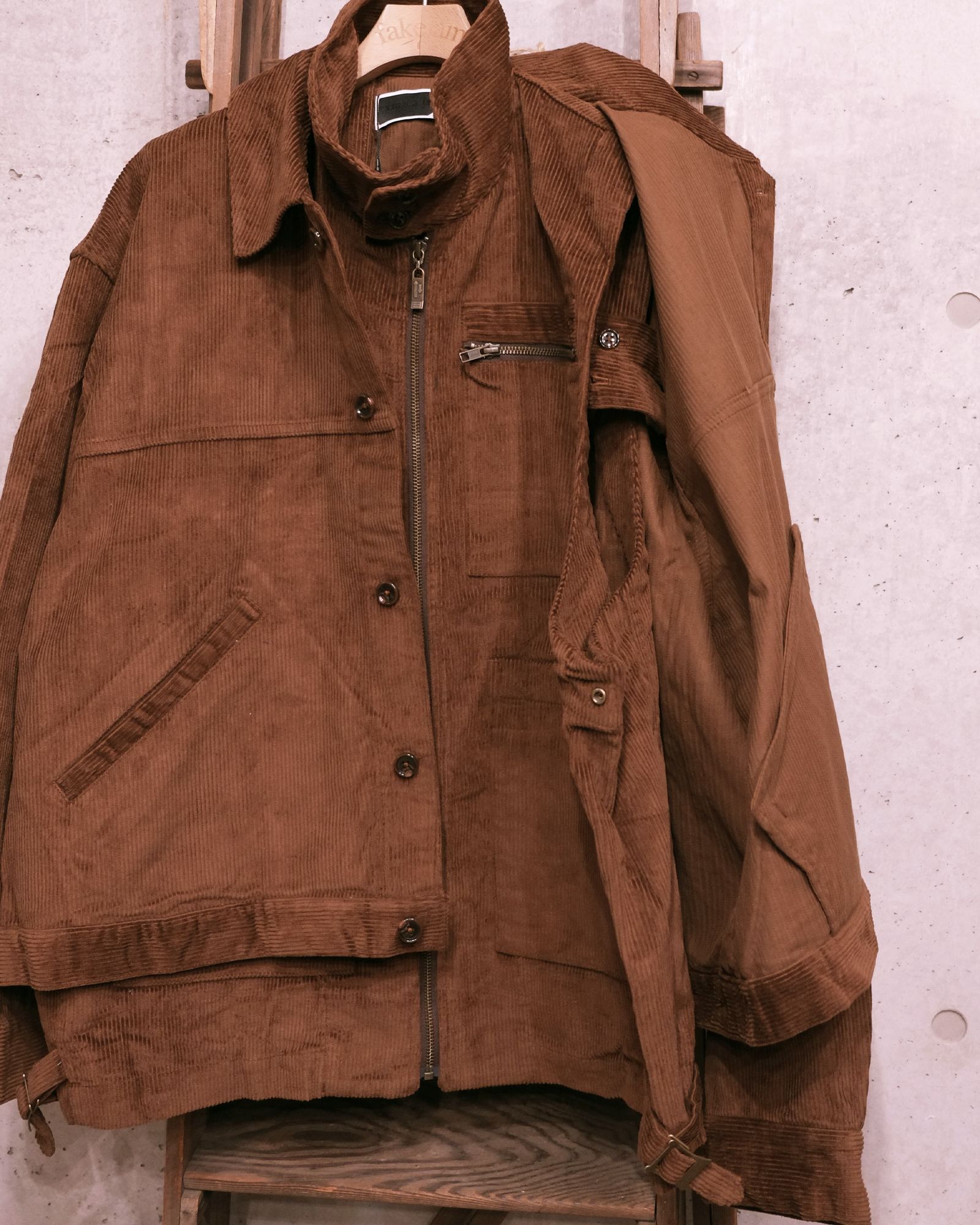 Double Cord Jacket / コーデュロイジャケット / ブラウン / PD-262-JK-041