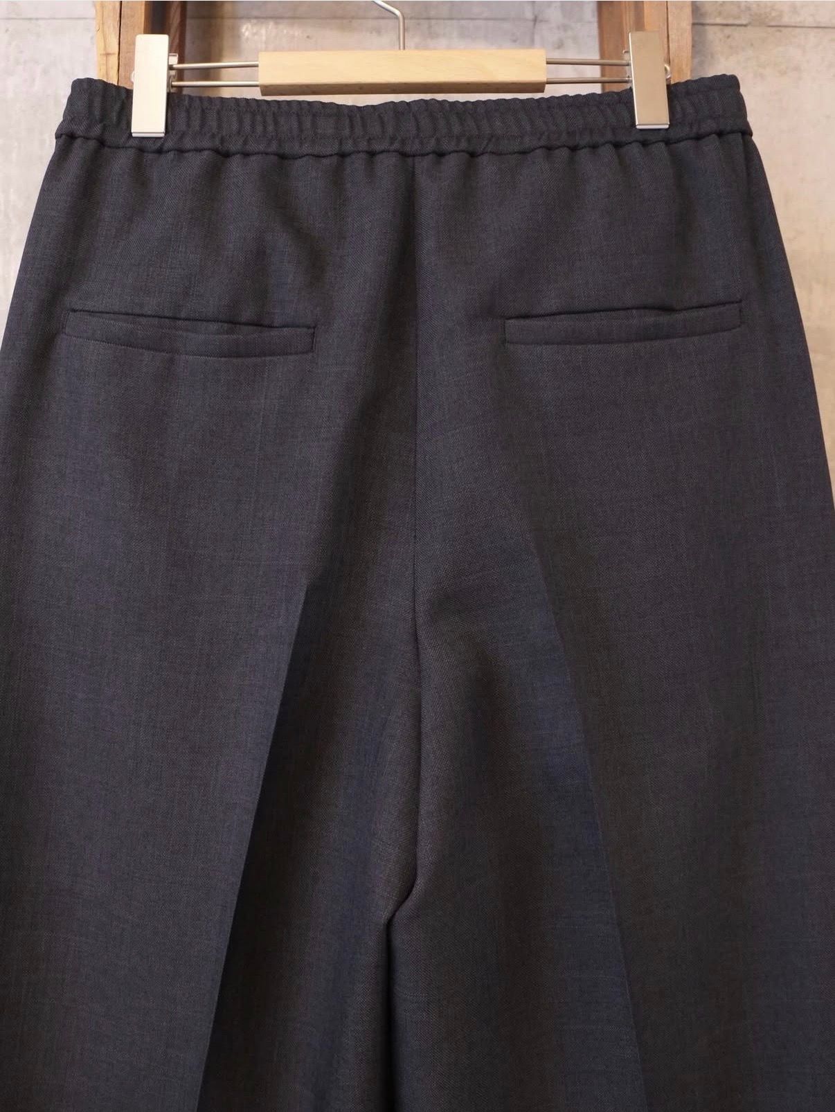 Sharkskin Wool Easy Pants