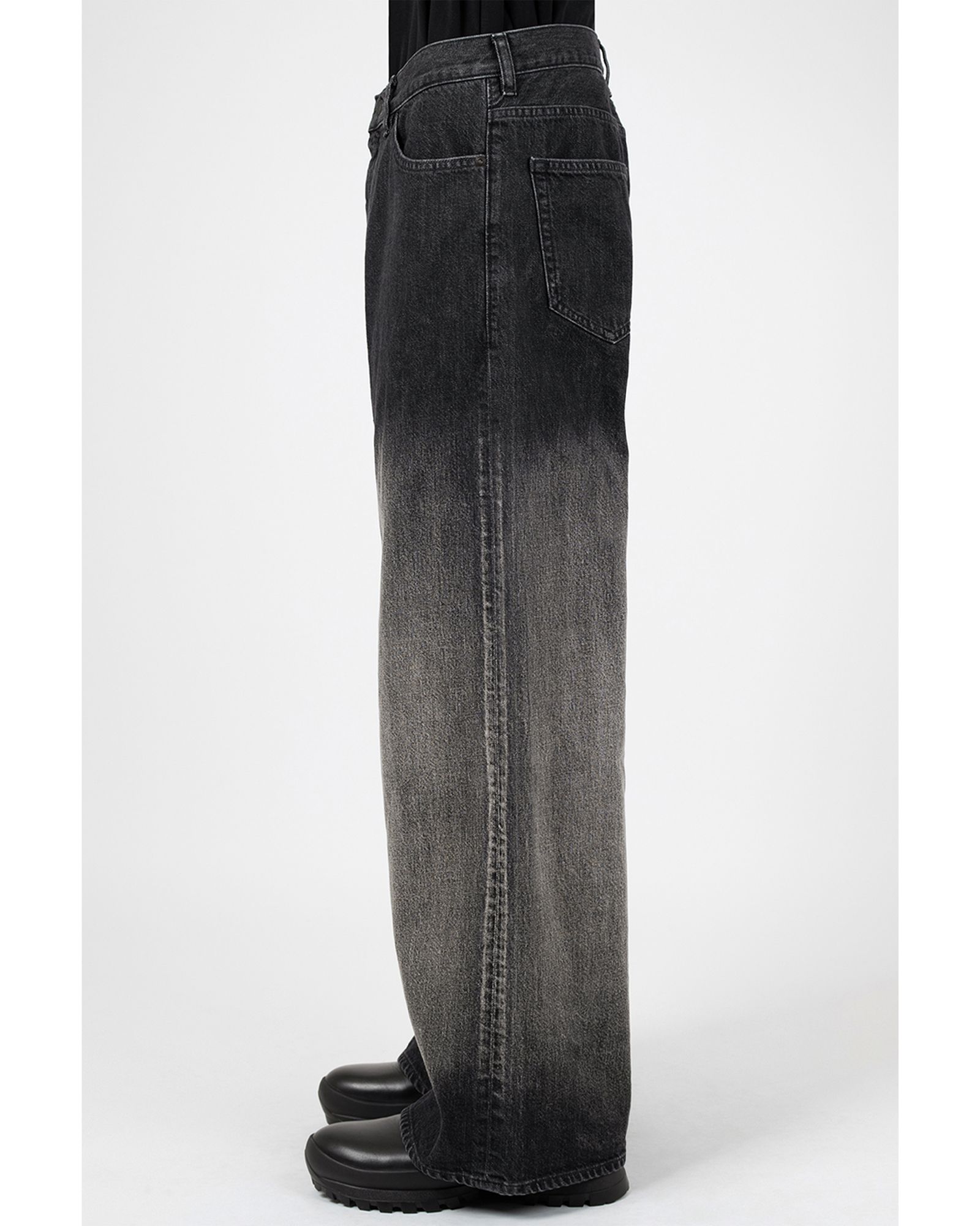 11.5oz GRADATION DENIM WIDE STRAIGHT PANTS