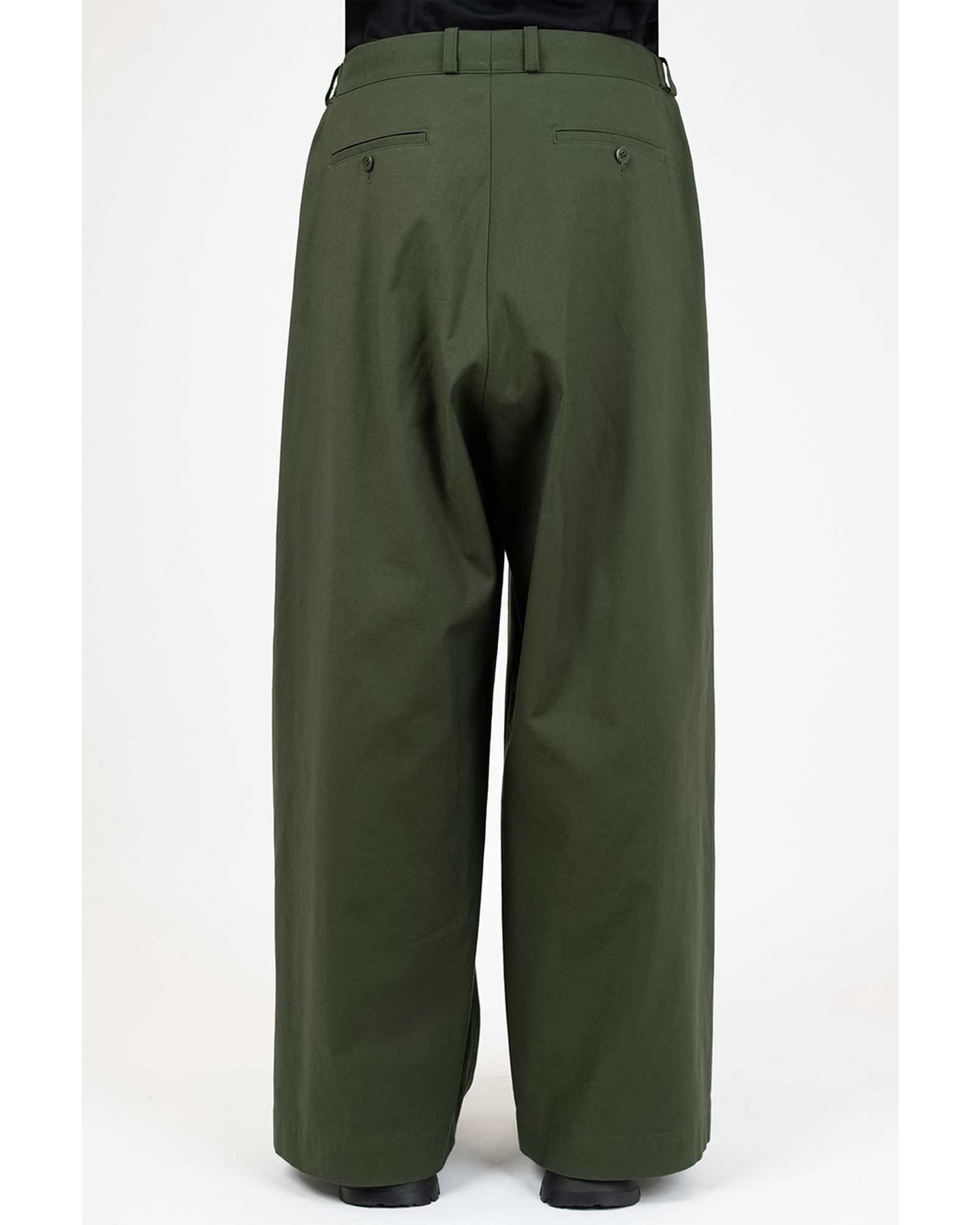 C/N CORDURA BACKSATIN BAGGY PANTS / バギーパンツ / ダーク カーキ / 2226-559