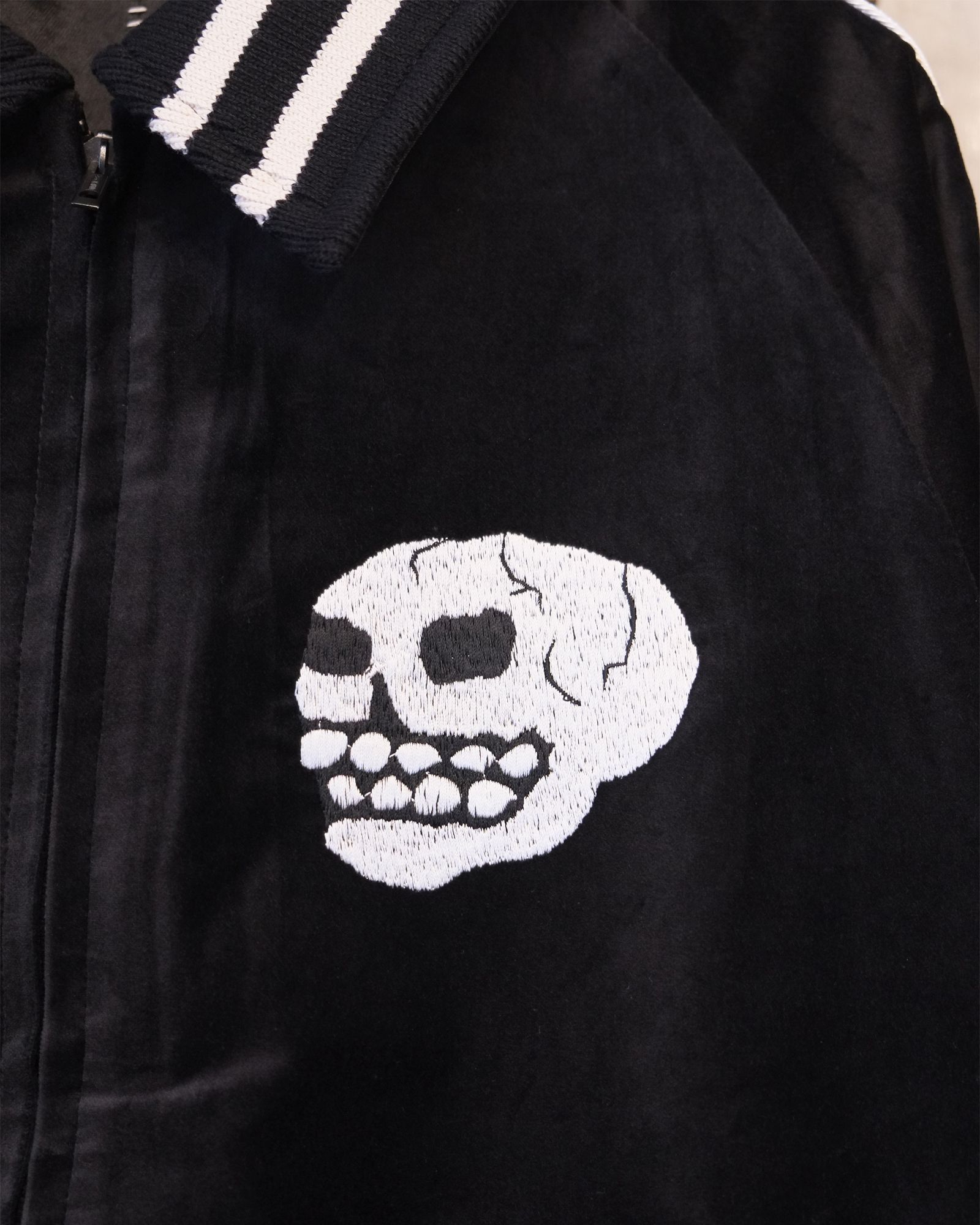 MINUS x A PUZZLING HOME Souvenir Racing Jacket(TWO FACE) / スカジャン レーシングジャケット / ブラック / M-P4-XA1