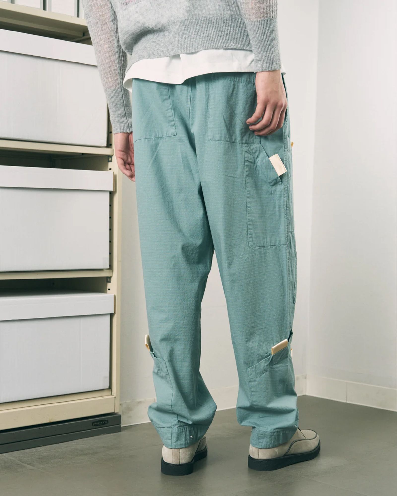 Pull Tab Flight Pants / フライトパンツ / フェードミント / PD-262-BT-061