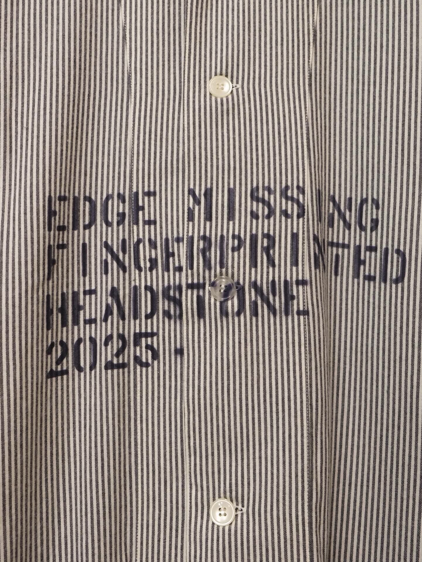 Hand-Stenciled Sleeper Stripe