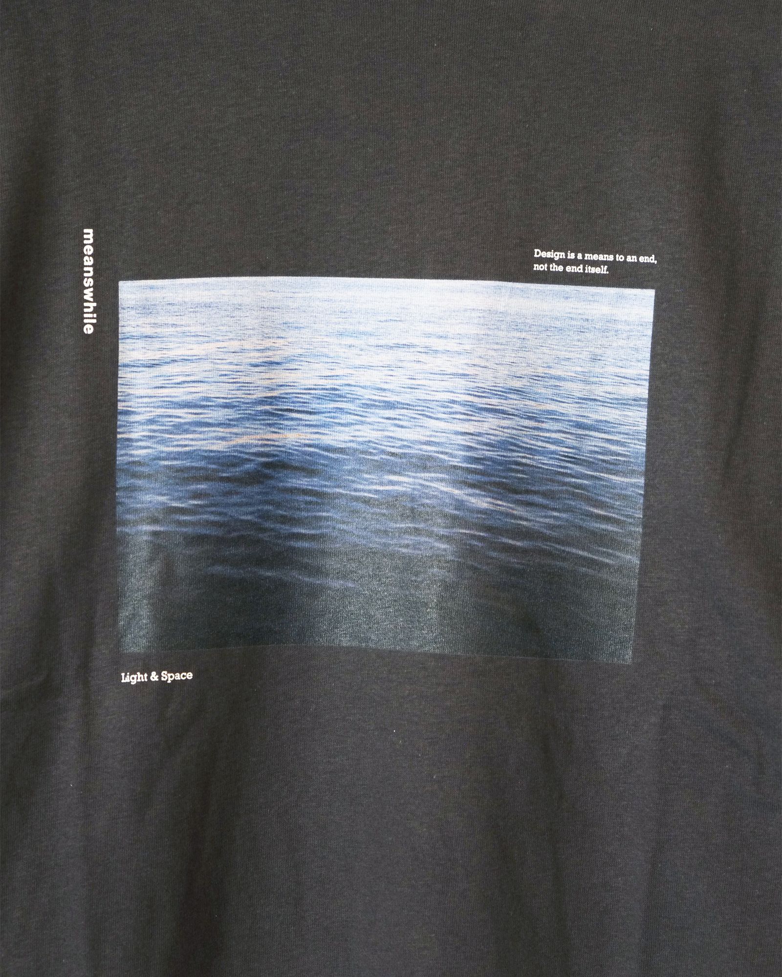 Abstract Photograph L/S Tee / ロングスリーブ Tシャツ / チャコール / MW-CT26102