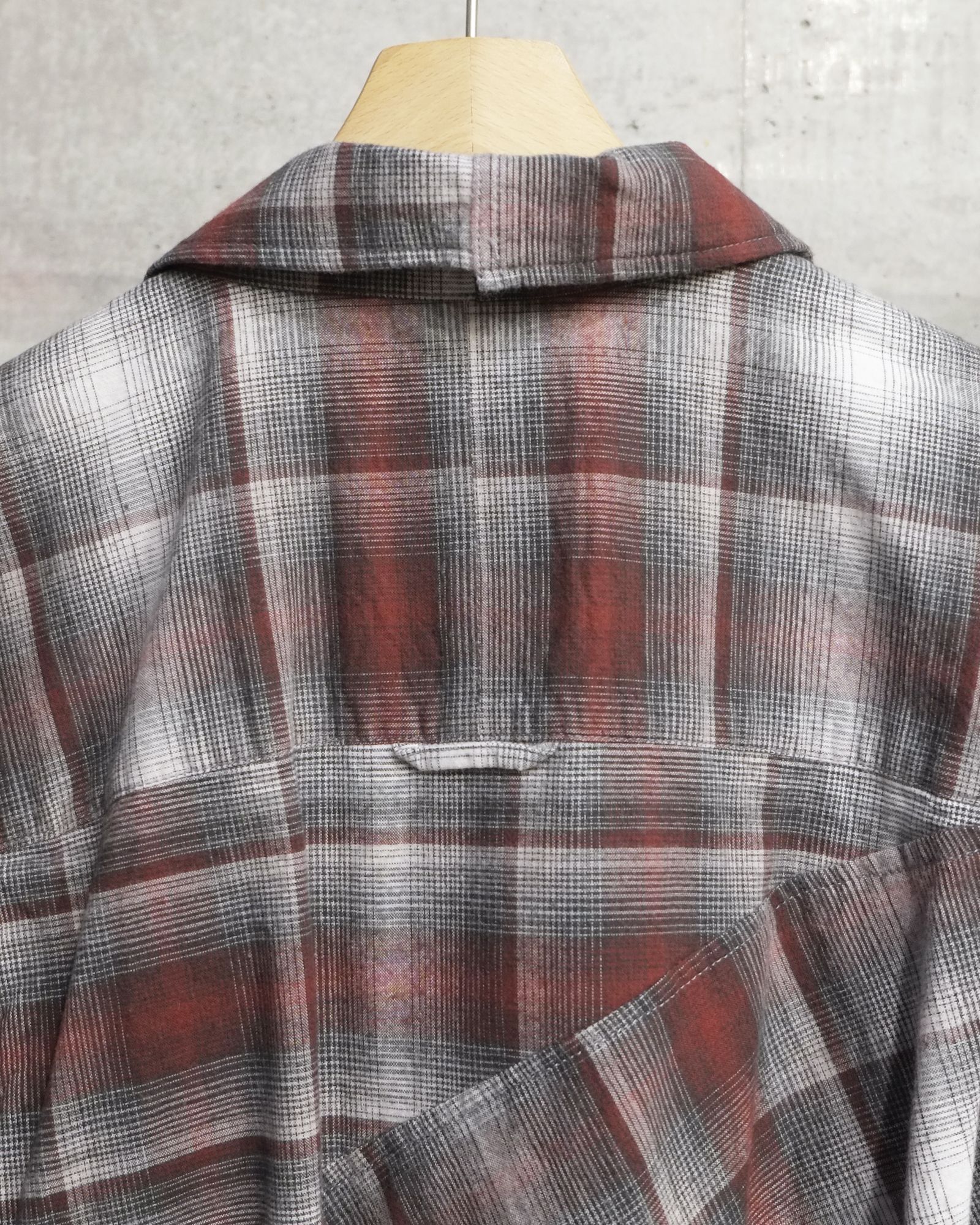Maison MIHARA YASUHIRO - Deconstructed Ombre Check Shirt