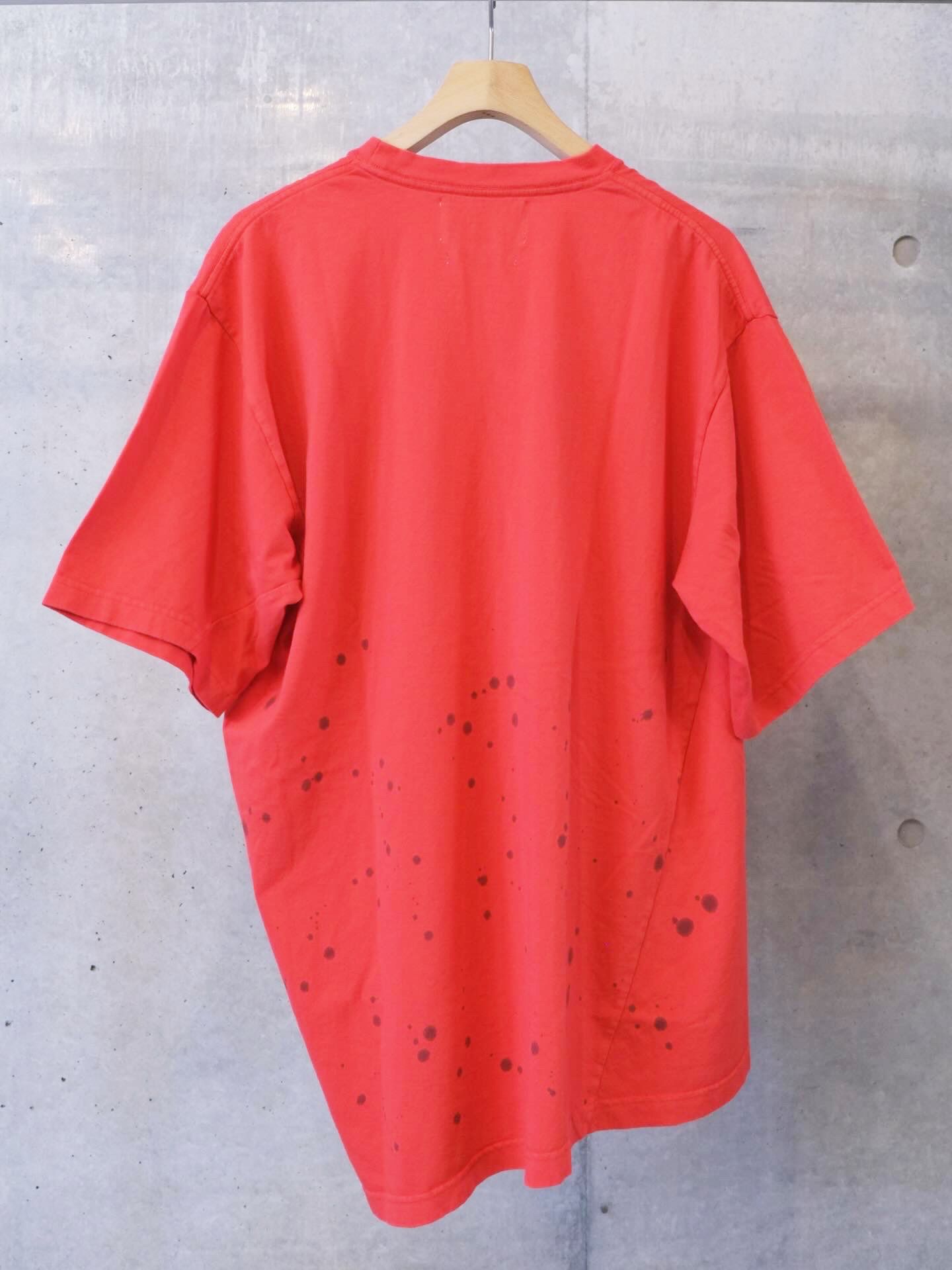 Hand Dye Twist Tee Shirt/ SOMEPLACE ELSE