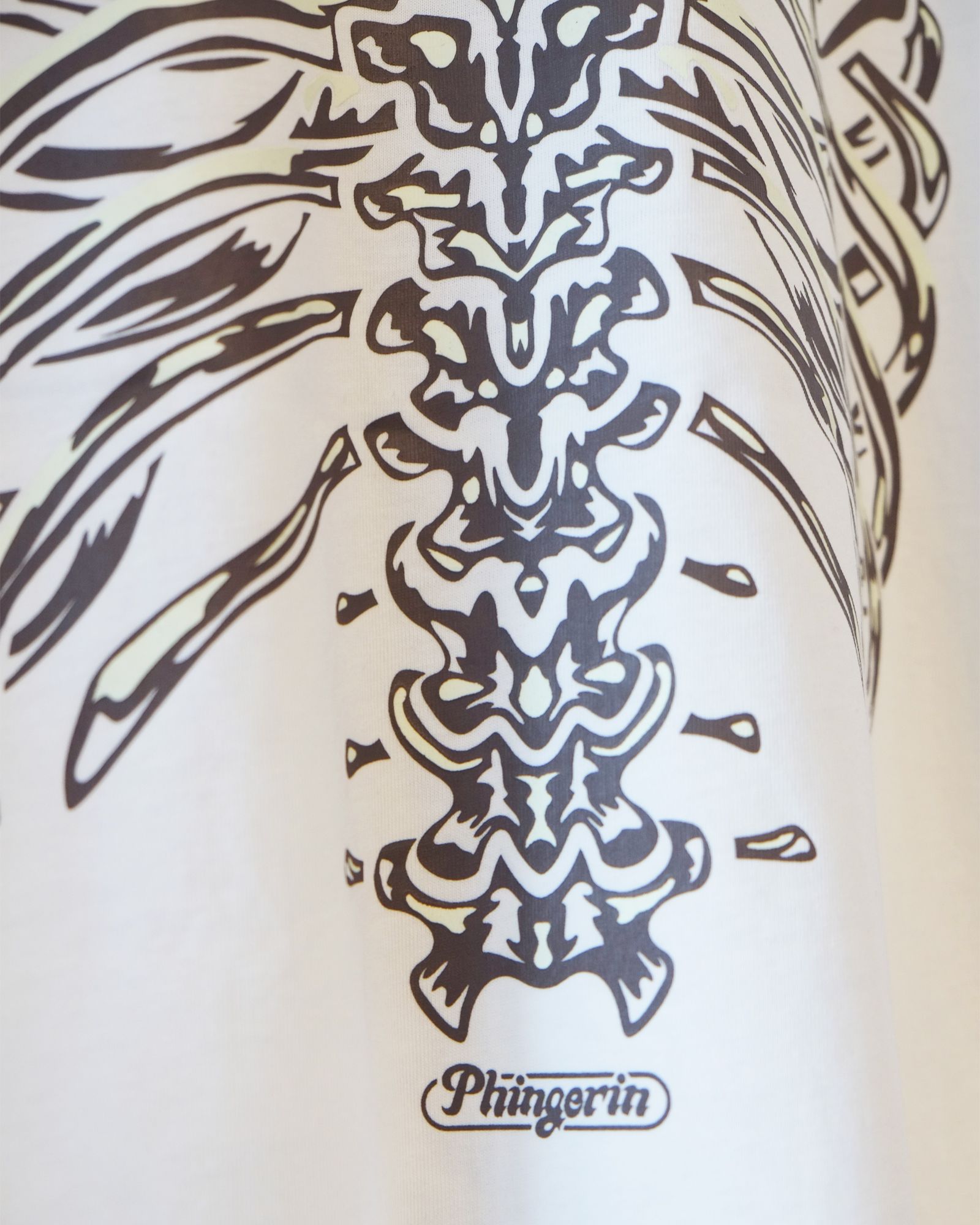 Bone L/S Tee / ボーン ロングスリーブTシャツ / ホワイト / PD-262-LCS-051