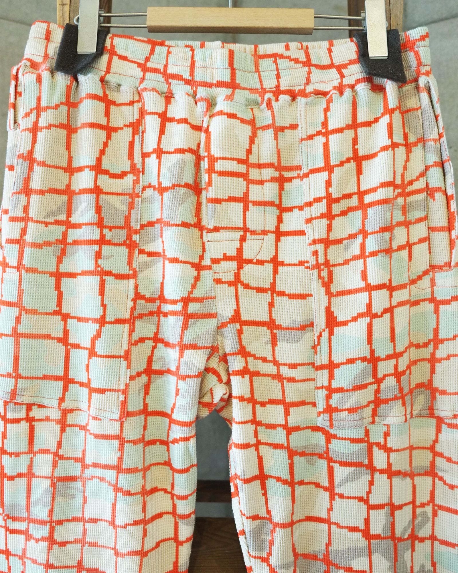 Net Waffle Pants / ワッフル パンツ / レッド / PD-262-BT-082