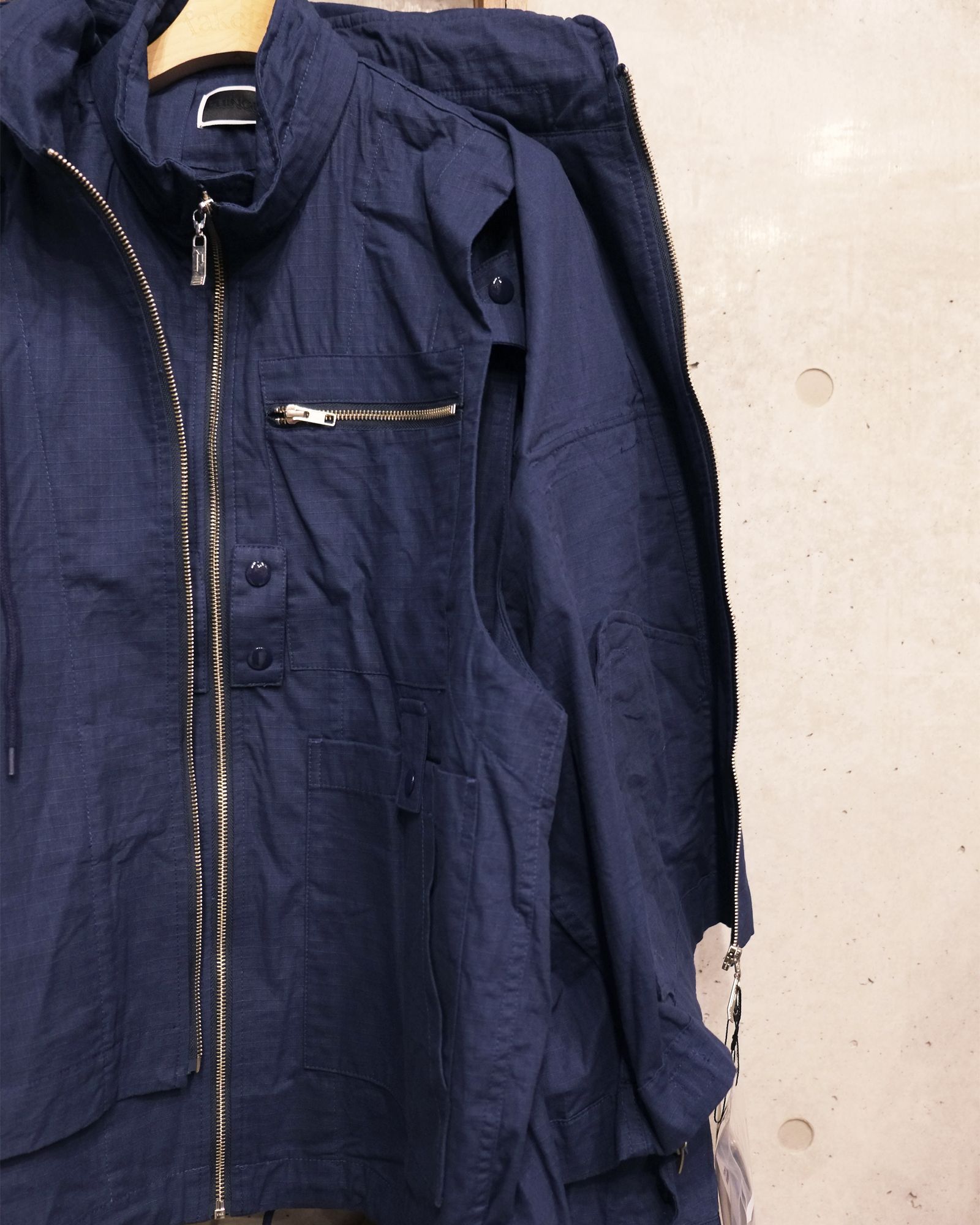 Visor Double Zip Jacket / ワークジャケット / ネイビー / PD-262-JK-091