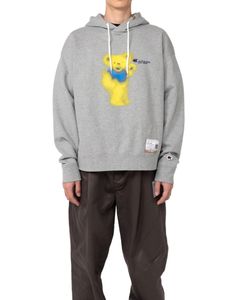 Bear Printed Hoodie