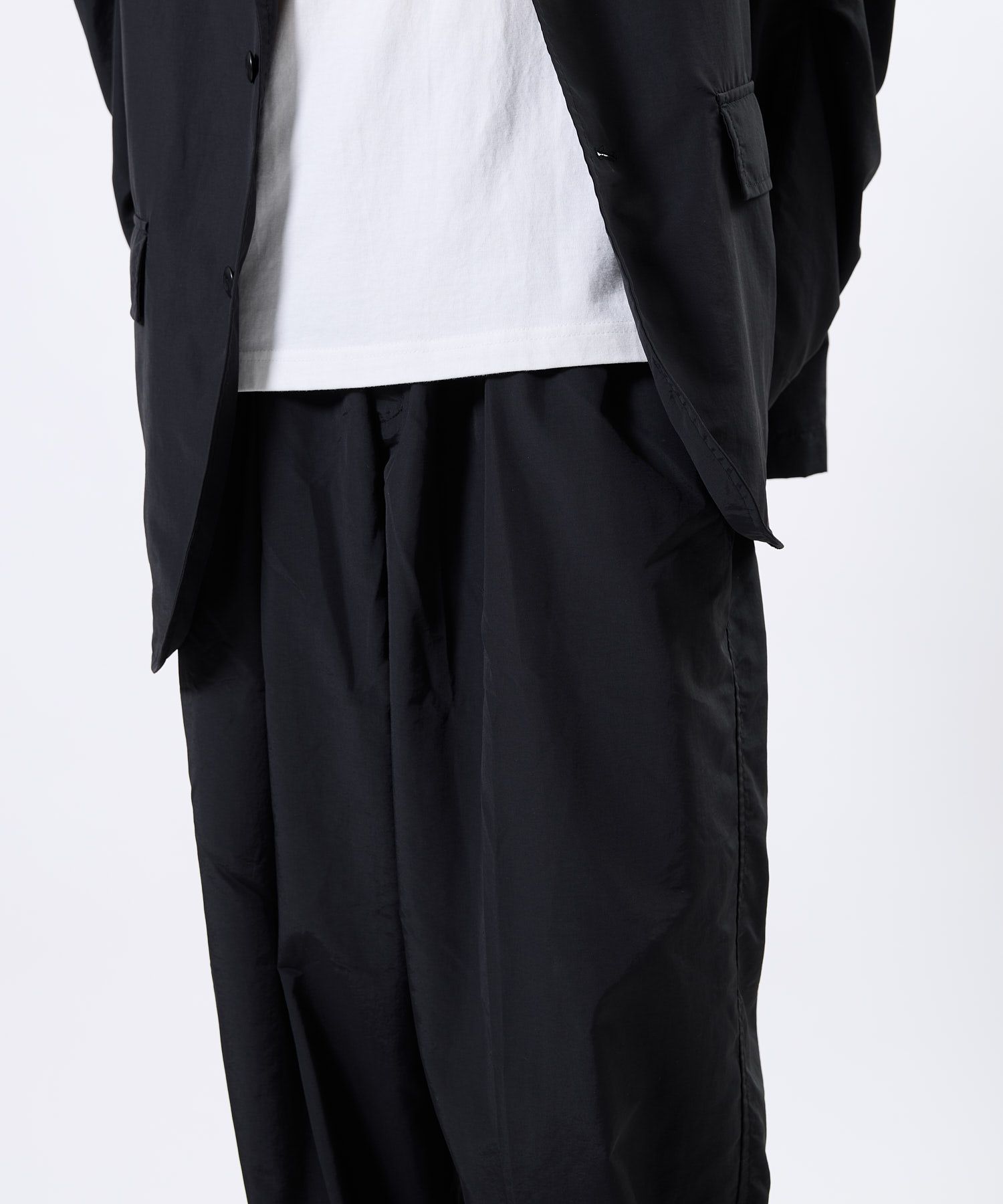Supplex® DAILY EASY TROUSERS / イージー トラウザース / ブラック / MTM-PT-0385-26-C