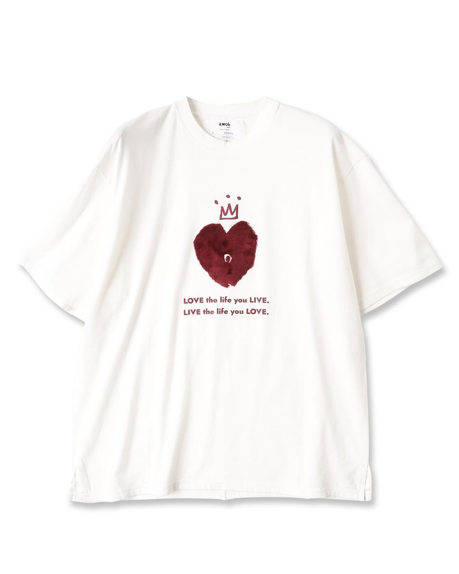 Message Tee <amok×MAMES×MEDICOM TOY>