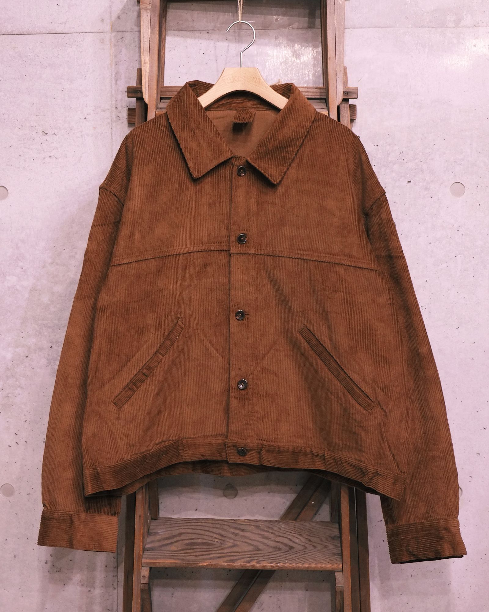 Double Cord Jacket / コーデュロイジャケット / ブラウン / PD-262-JK-041