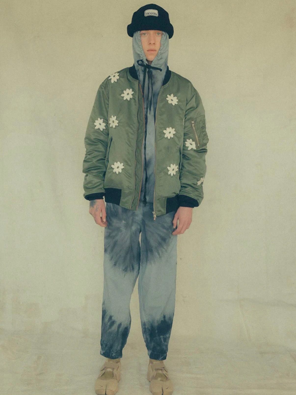 Flower Embroidery Flight Jacket